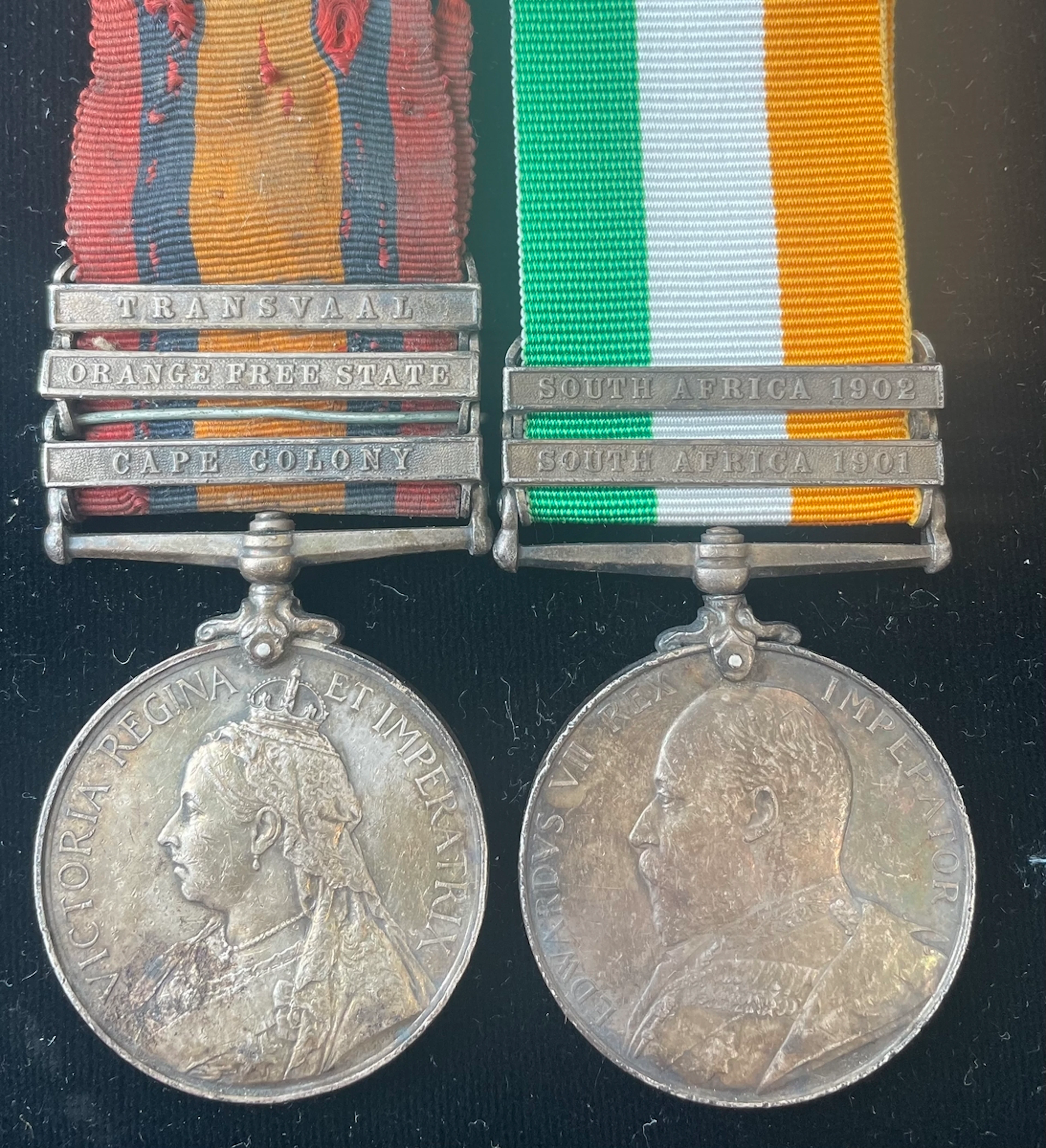Pair: Corporal F. C. Nicholls, Imperial Light Horse, late Imperial
