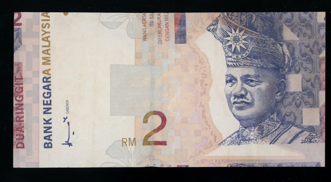 Bank Negara Malaysia, ERROR 2 ringgit, ND (1996), serial number BY1642181