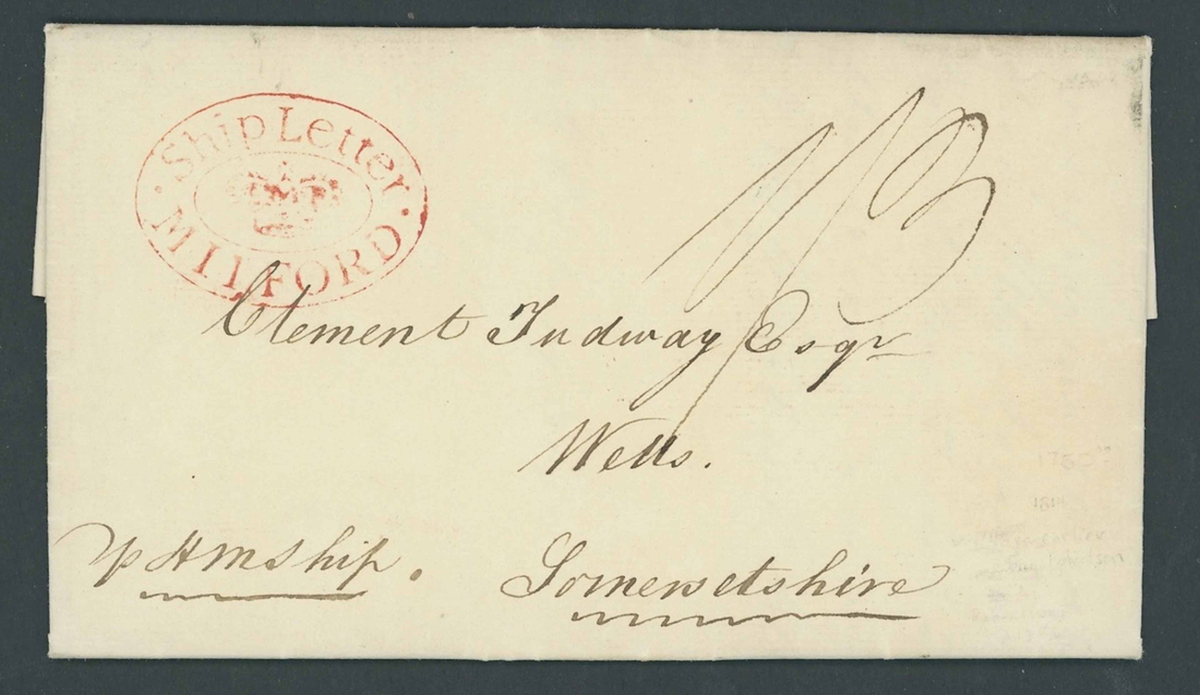Great Britain Postal History 1814 (25 July) entire letter from Antigua
