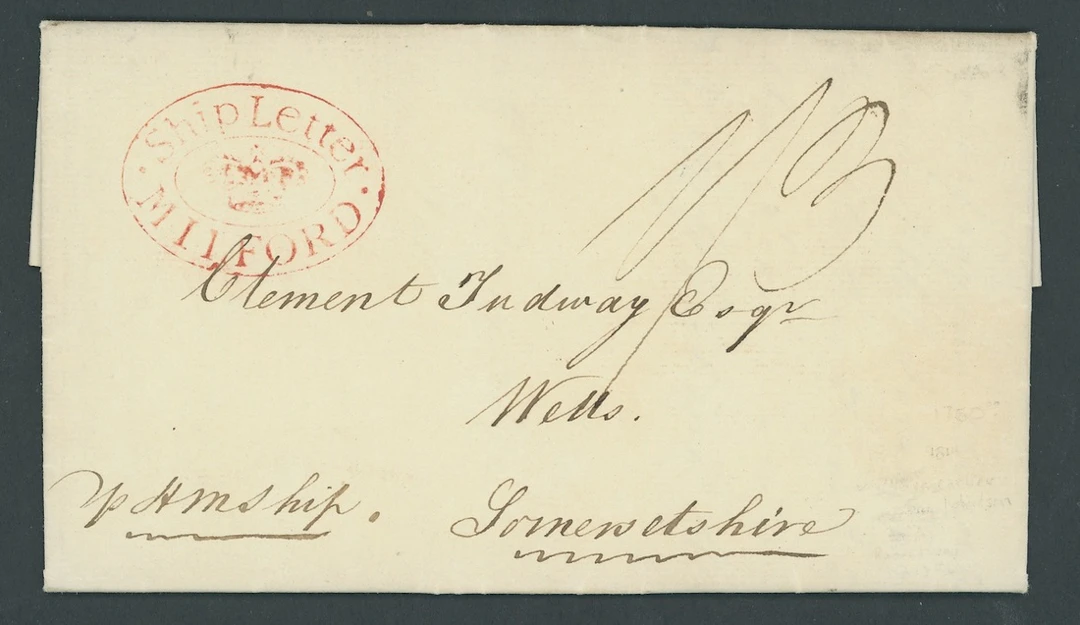 Great Britain Postal History 1814 (25 July) entire letter from Antigua