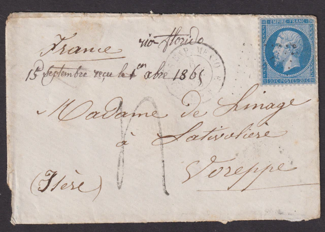 Mexico French Military Mail