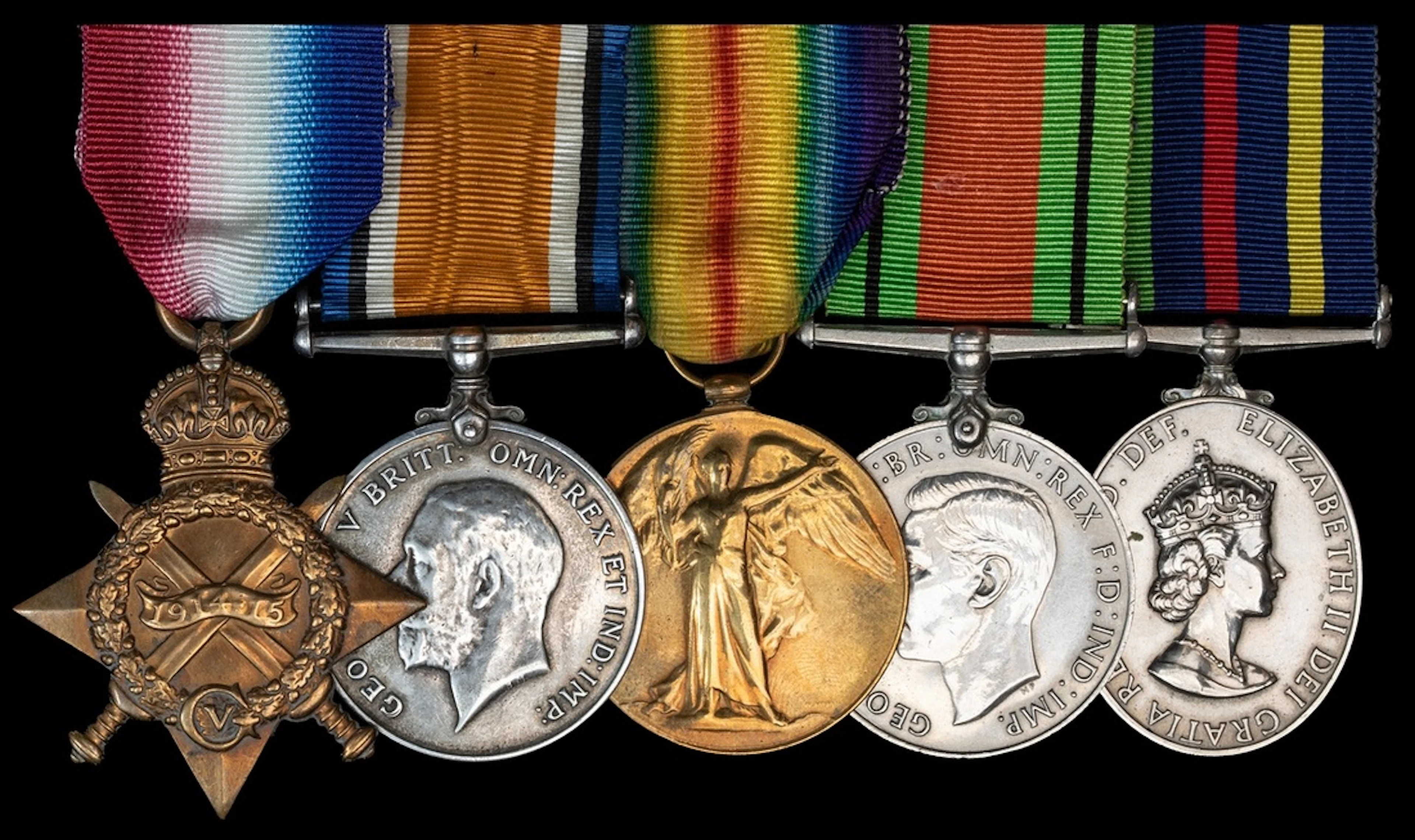 Five: Gunner E. Hart, Royal Field Artillery, who following his military