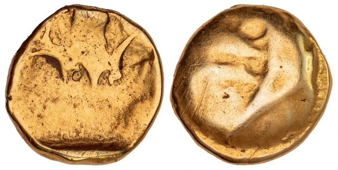 Gallic Imports, Morini, AV Quarter-Stater, 'Boat-Tree' Type, boat
