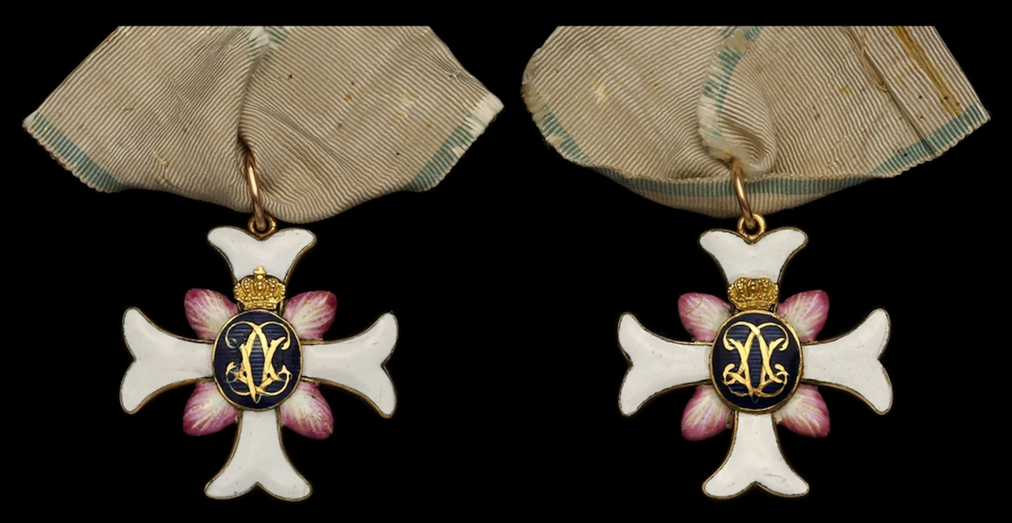 Sweden, Kingdom, Order of Vadstena Adliga, Ladies Badge, 39mm, gold