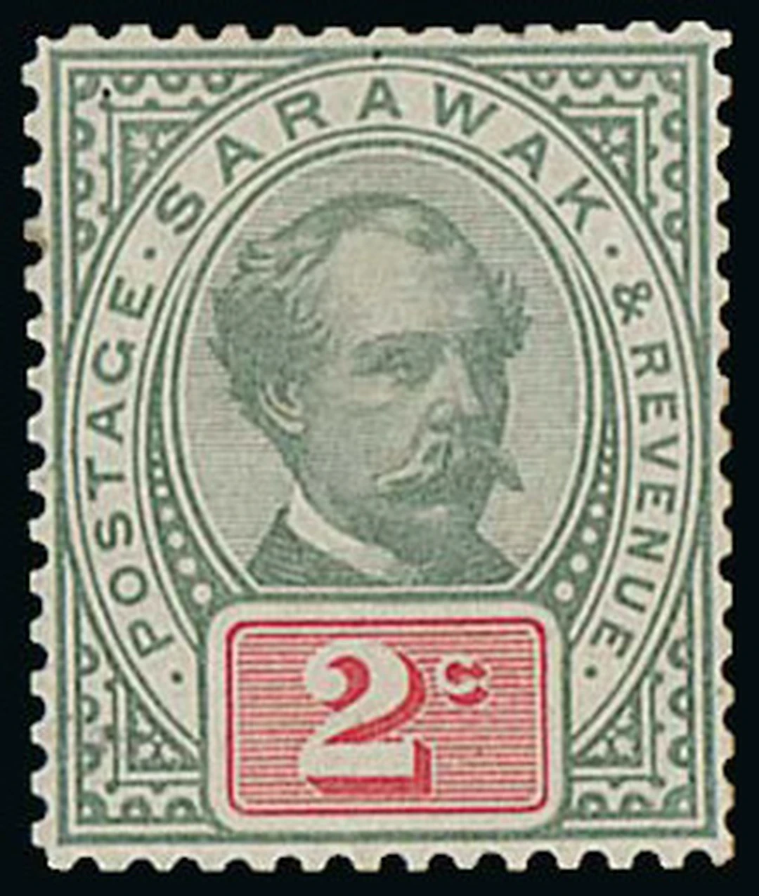 Sarawak 1888-97 "postage & revenue" Issue Perforated Colour Trials