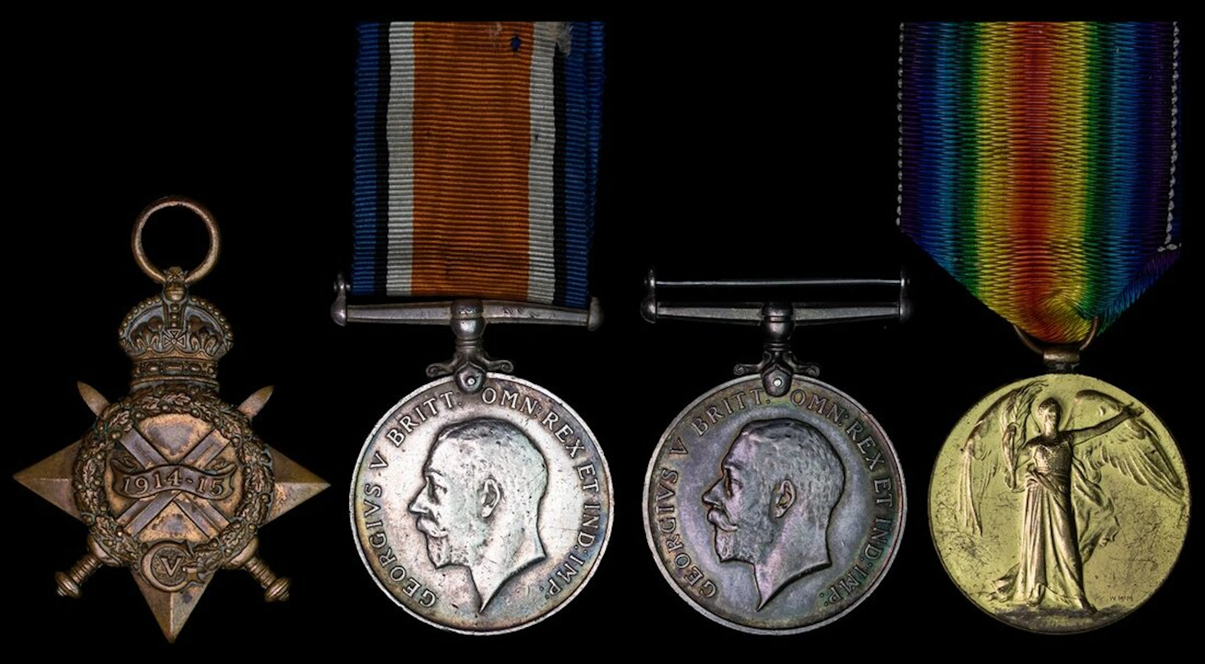 1914-15 Star (18220 Pte. M. Metcalfe. Shrops. L. I.), very fine; British