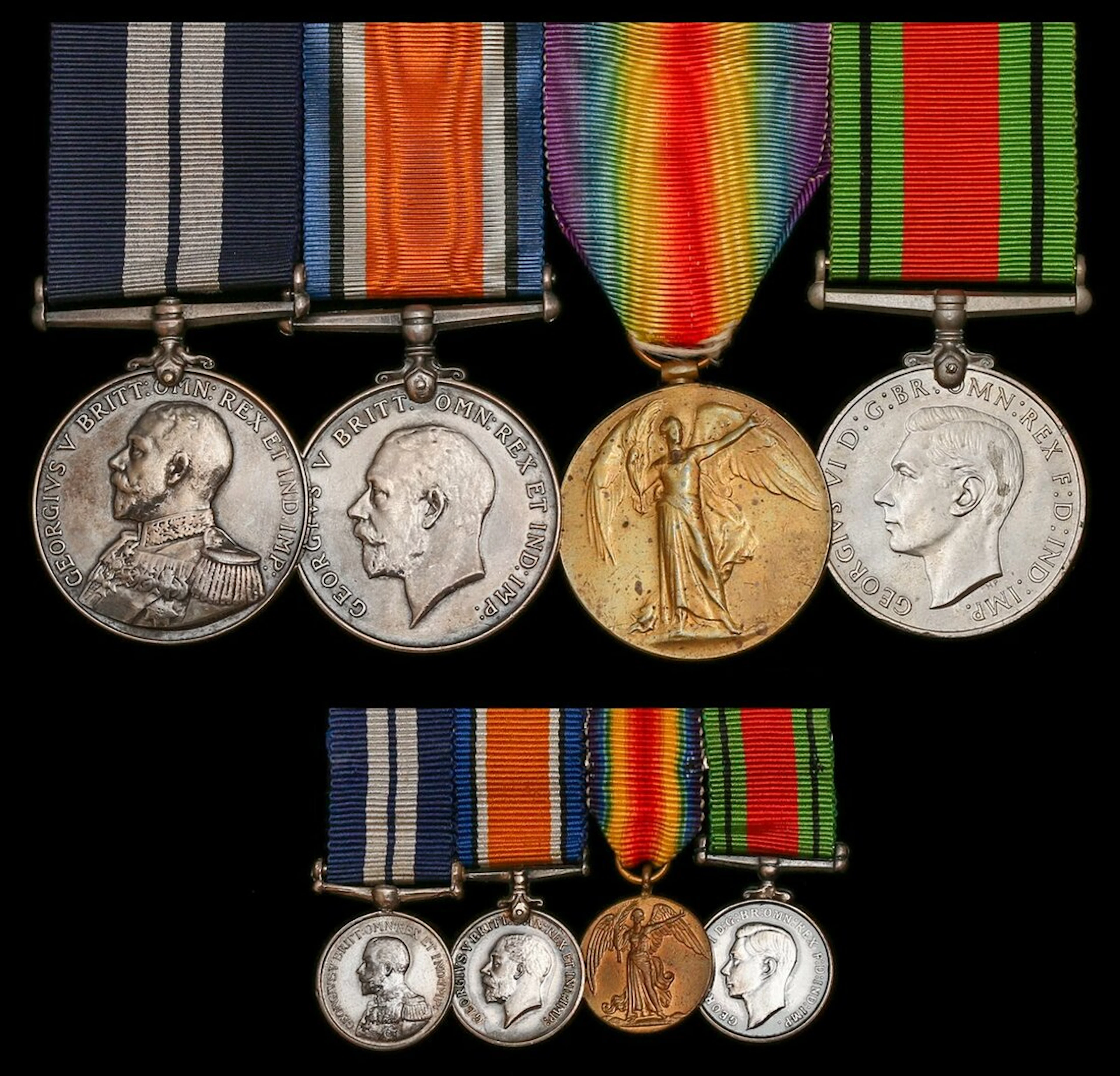 A well documented Great War ‘1917’ D.S.M. group of four awarded to