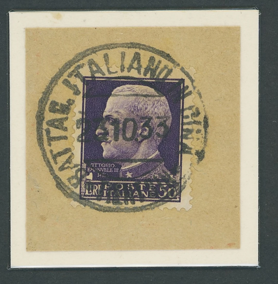 Foreign Post Offices Italian Post Office 1925-43 The Black Battalion