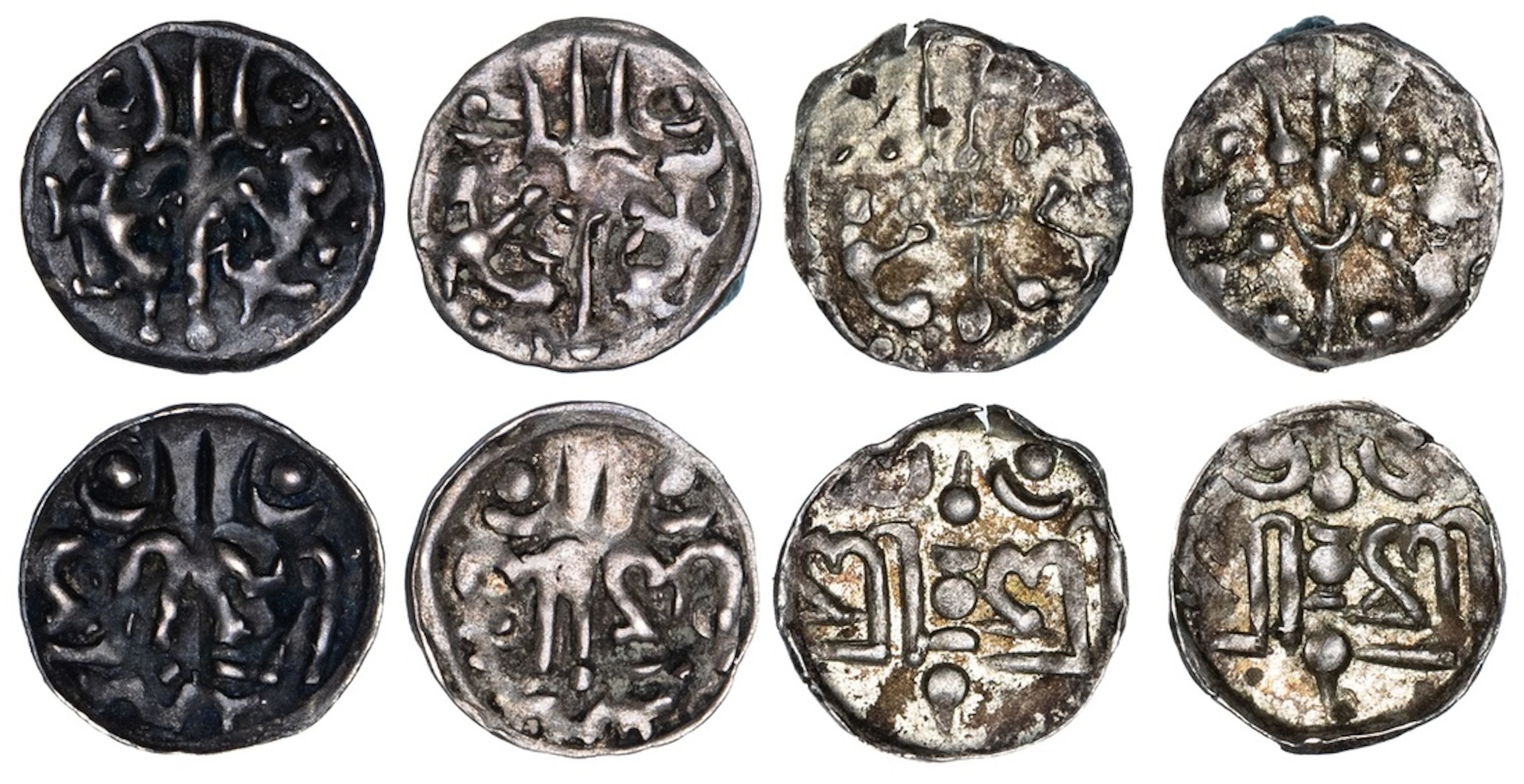 Nepal, Anonymous, Dam of Tanka standard (2), undated, Obv. Śrī/Jaya