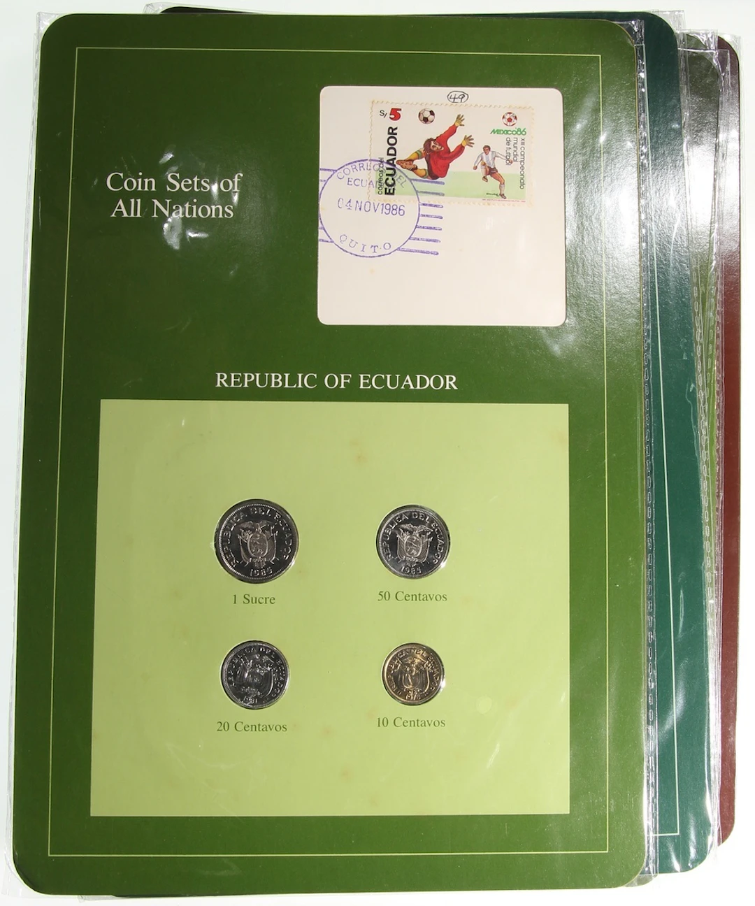 Coin sets of All Nations, a collection of 20x sets of uncirculated
