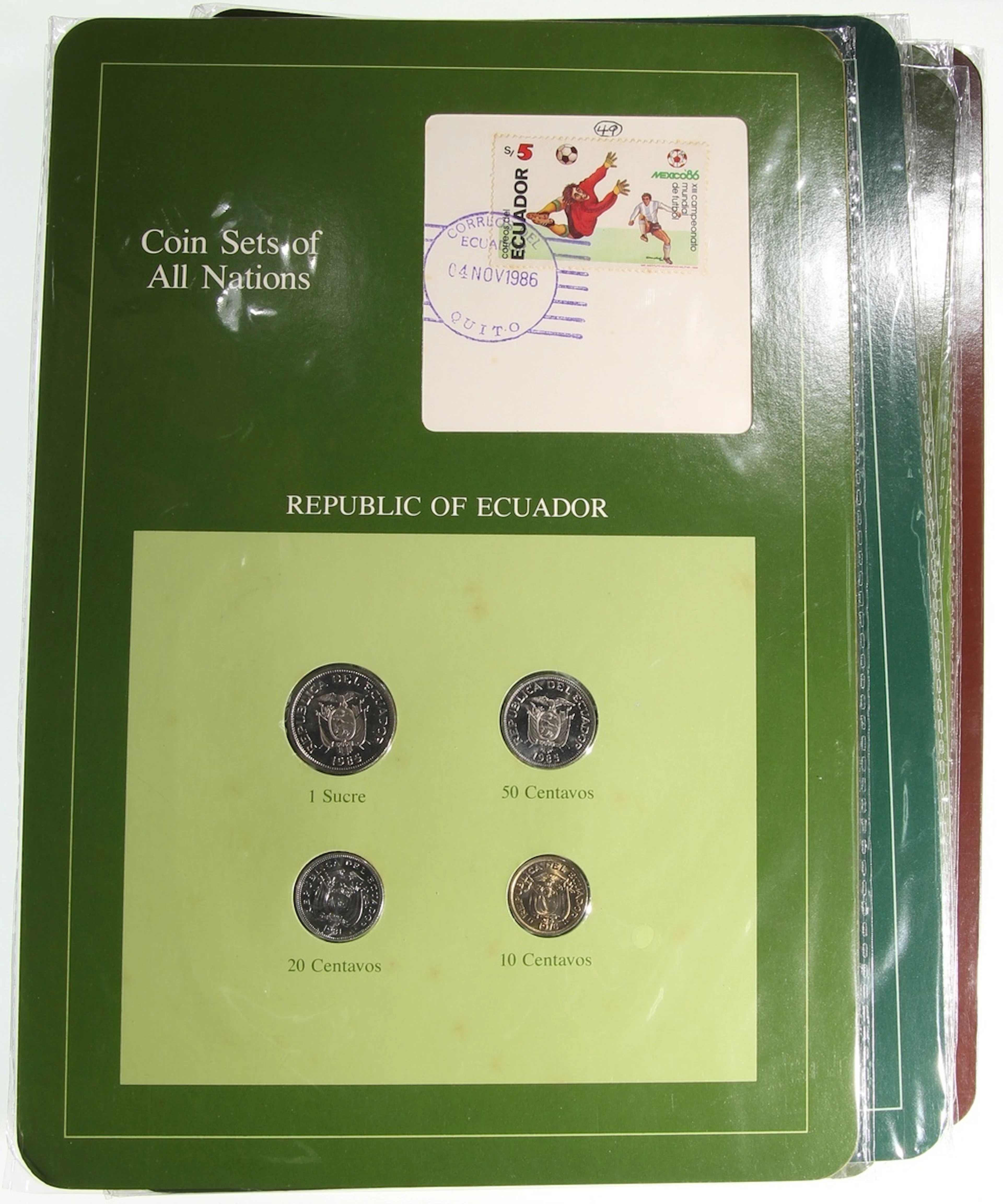Coin sets of All Nations, a collection of 20x sets of uncirculated