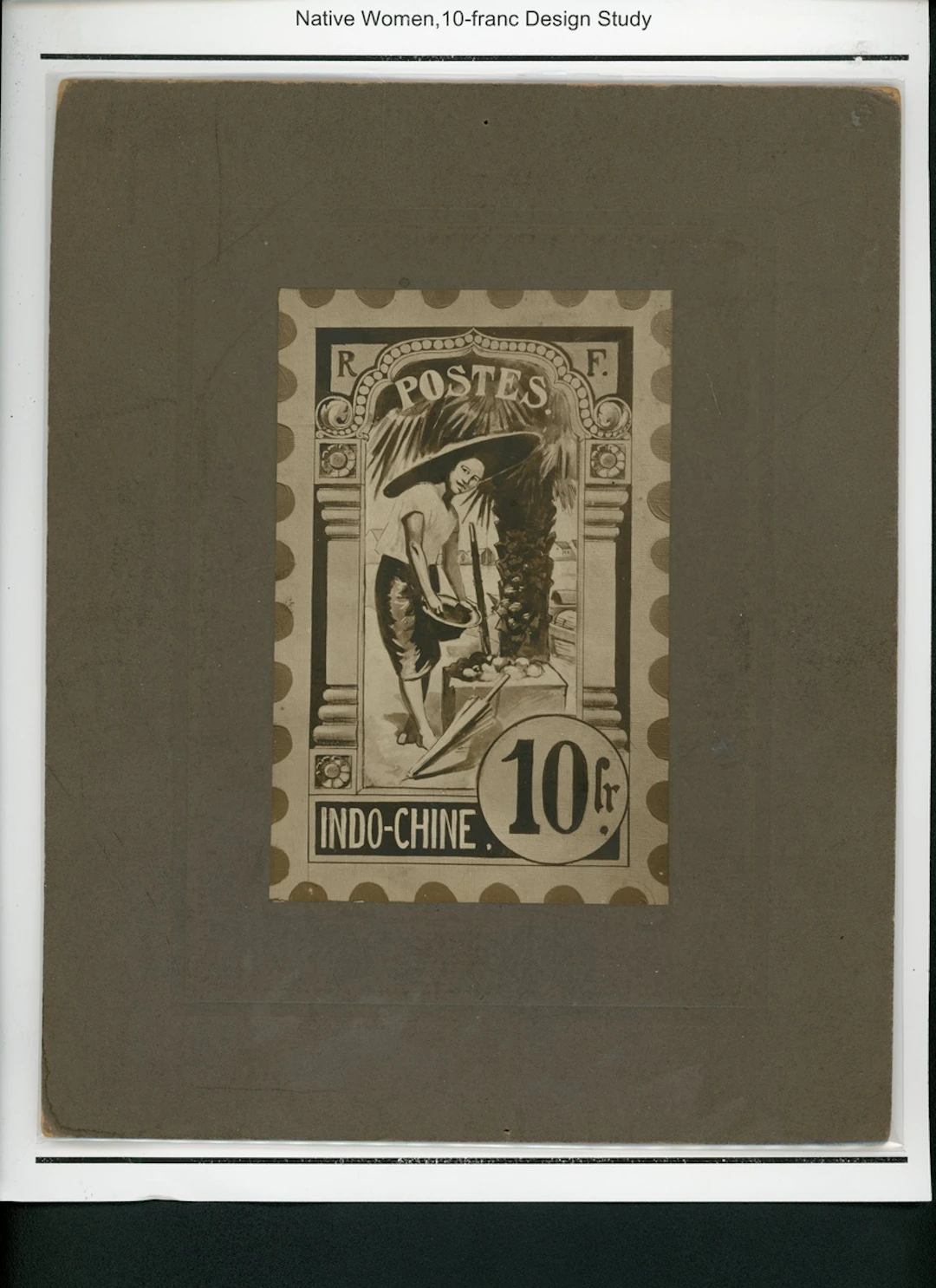 Indo-China French Indo-Chinese Post Office 1907 Native Women issue