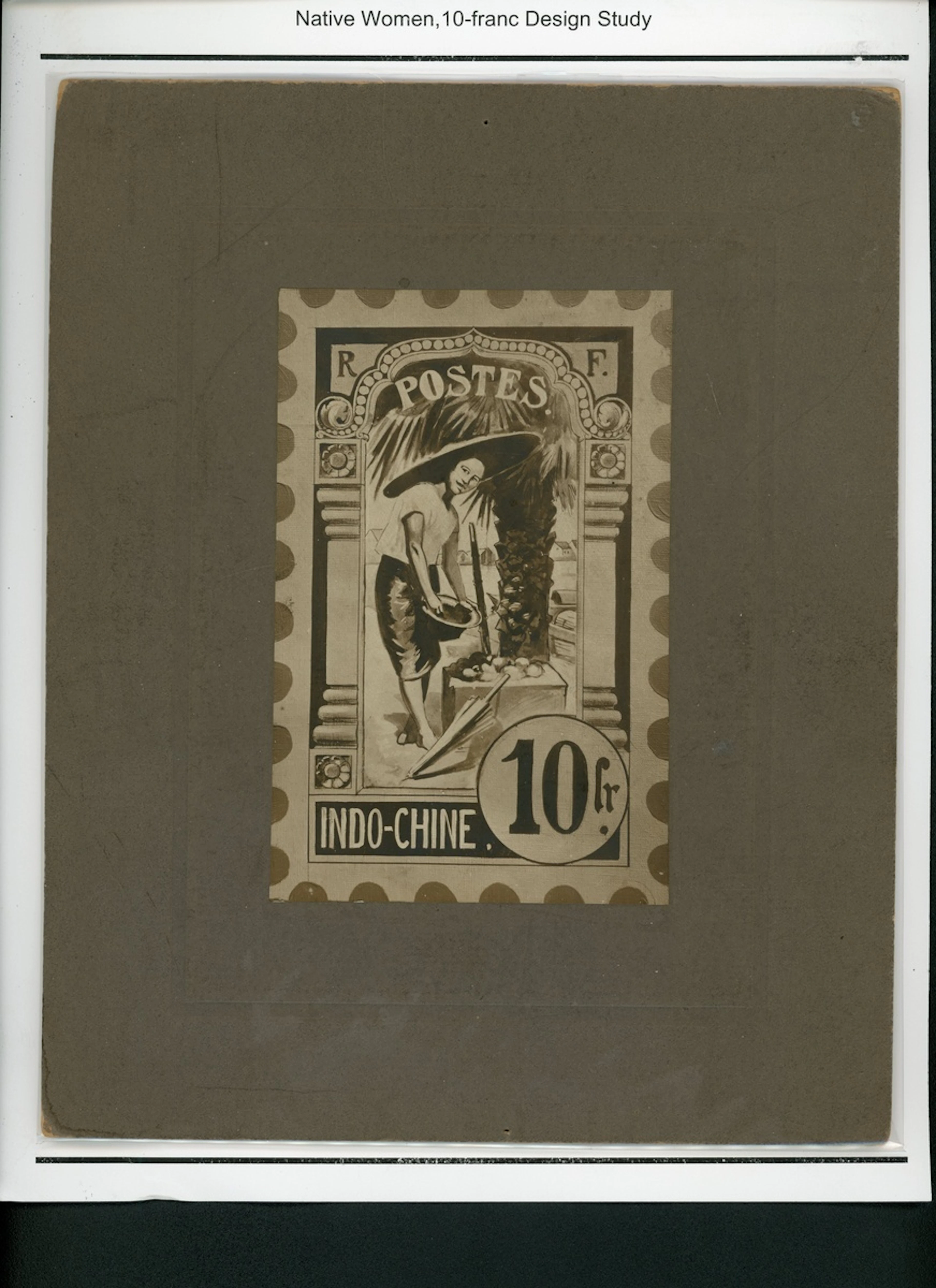 Indo-China French Indo-Chinese Post Office 1907 Native Women issue