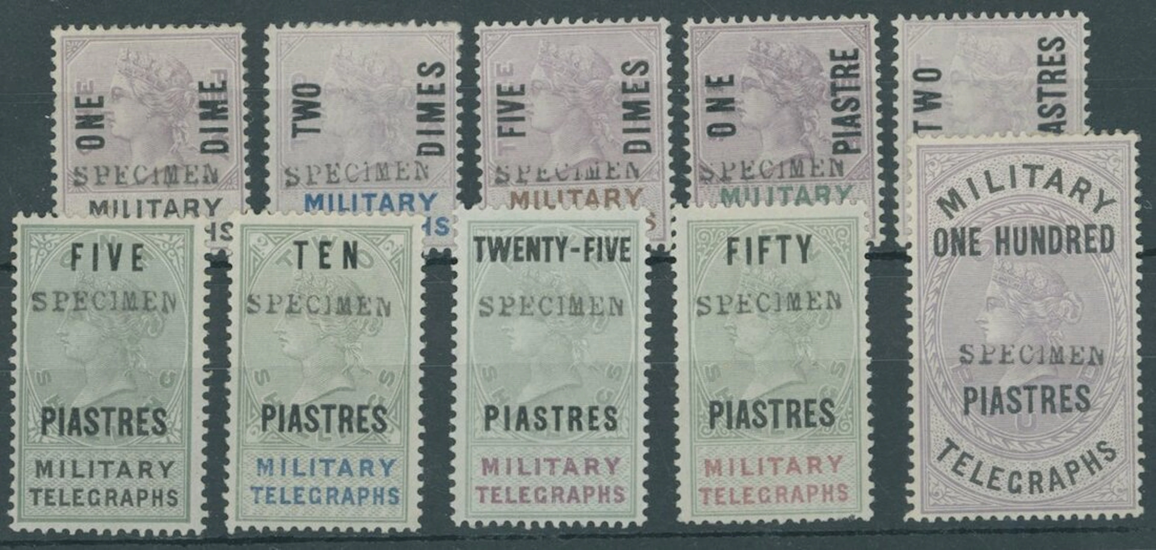 Bechuanaland Military Telegraphs Military Telegraphs for use in Egypt: