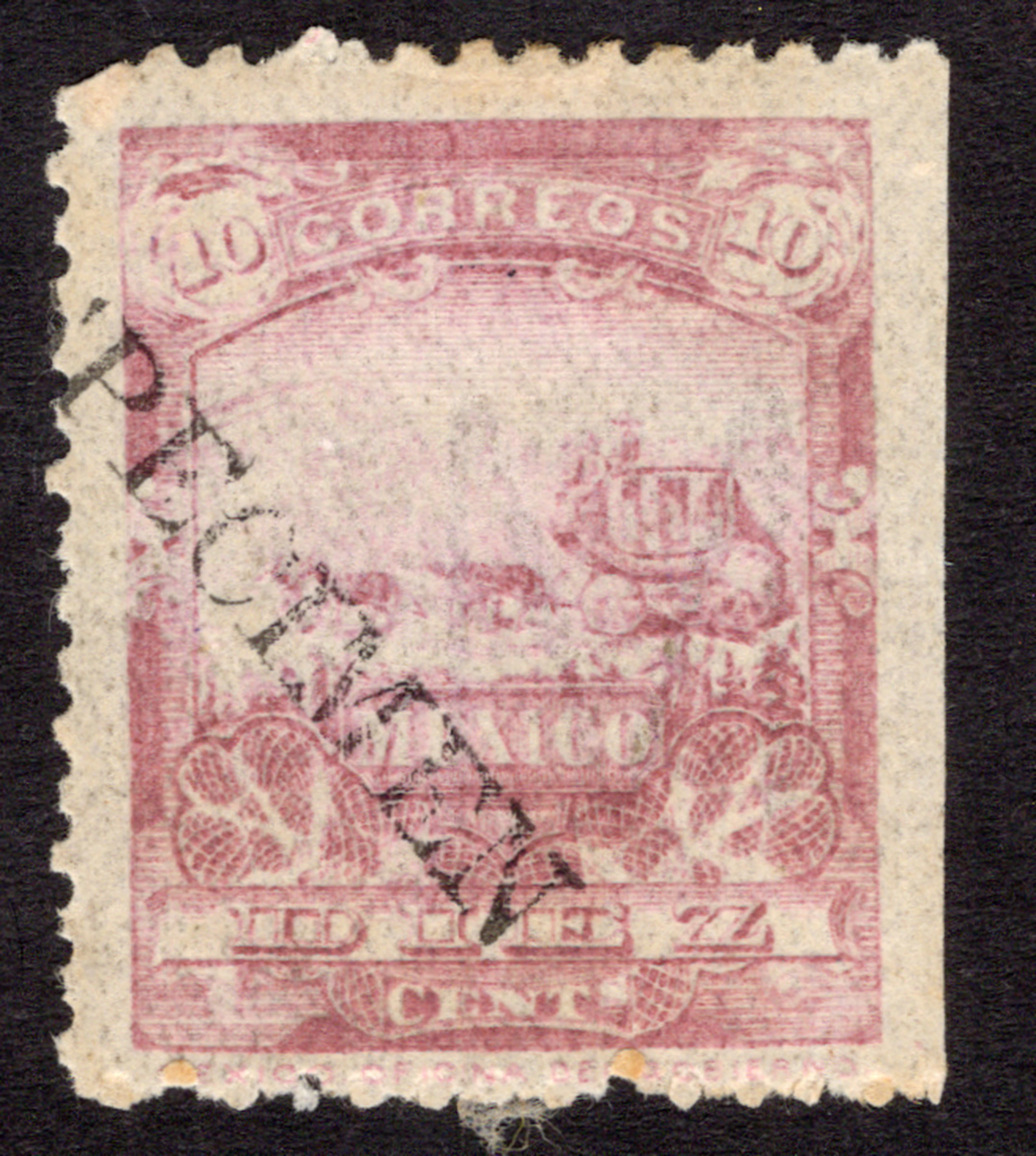 1884-1913 Post-Classic Period 1895, "Mulitas", 1c., 2c., 3c., 4c.