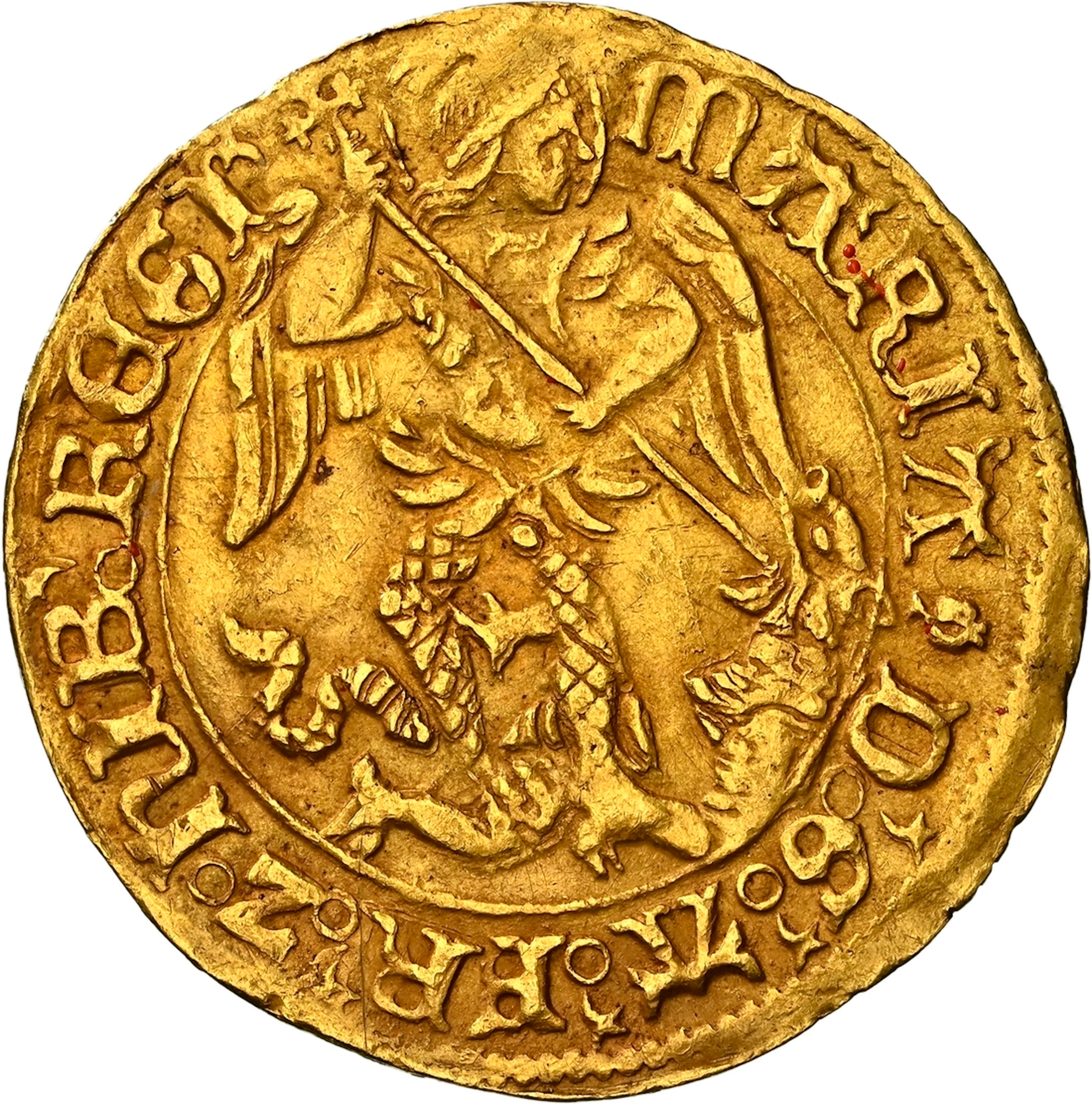 NGC AU55 | *Top Pop* | Mary, Solus (1553-1554), Half-Angel or Gold