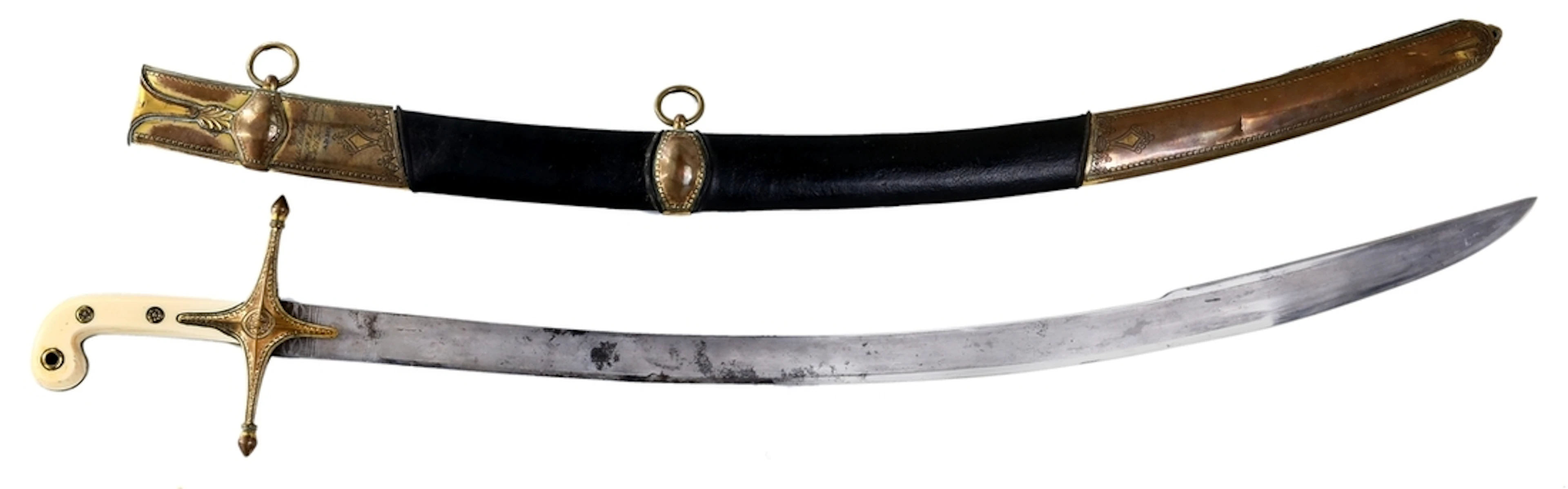 The fascinating Royal Navy 'War of 1812' Mameluke-style sword given