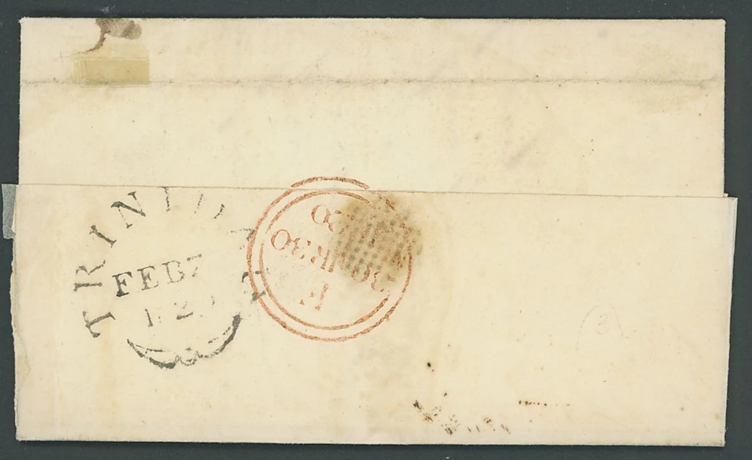 Trinidad Early Letters and Handstamps 1820 (7 Feb.) entire letter