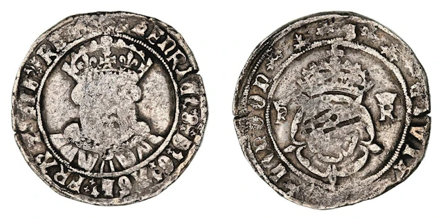 Henry VIII (1509-1547), Third Coinage, Testoon, 1544-1547, after Hans