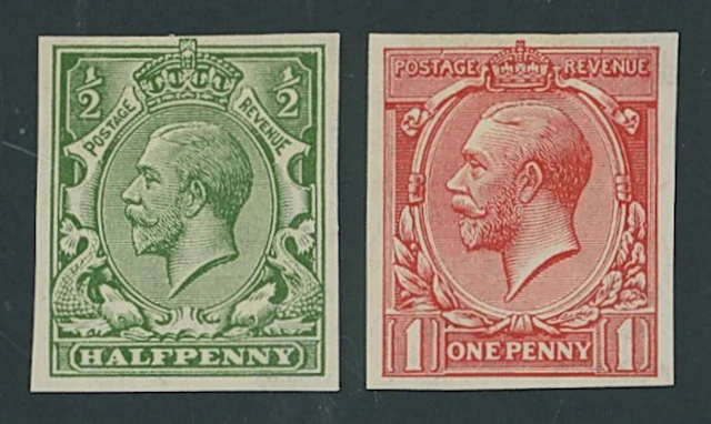 Great Britain King George V 1913, Watermark Multiple Cypher ½d. and