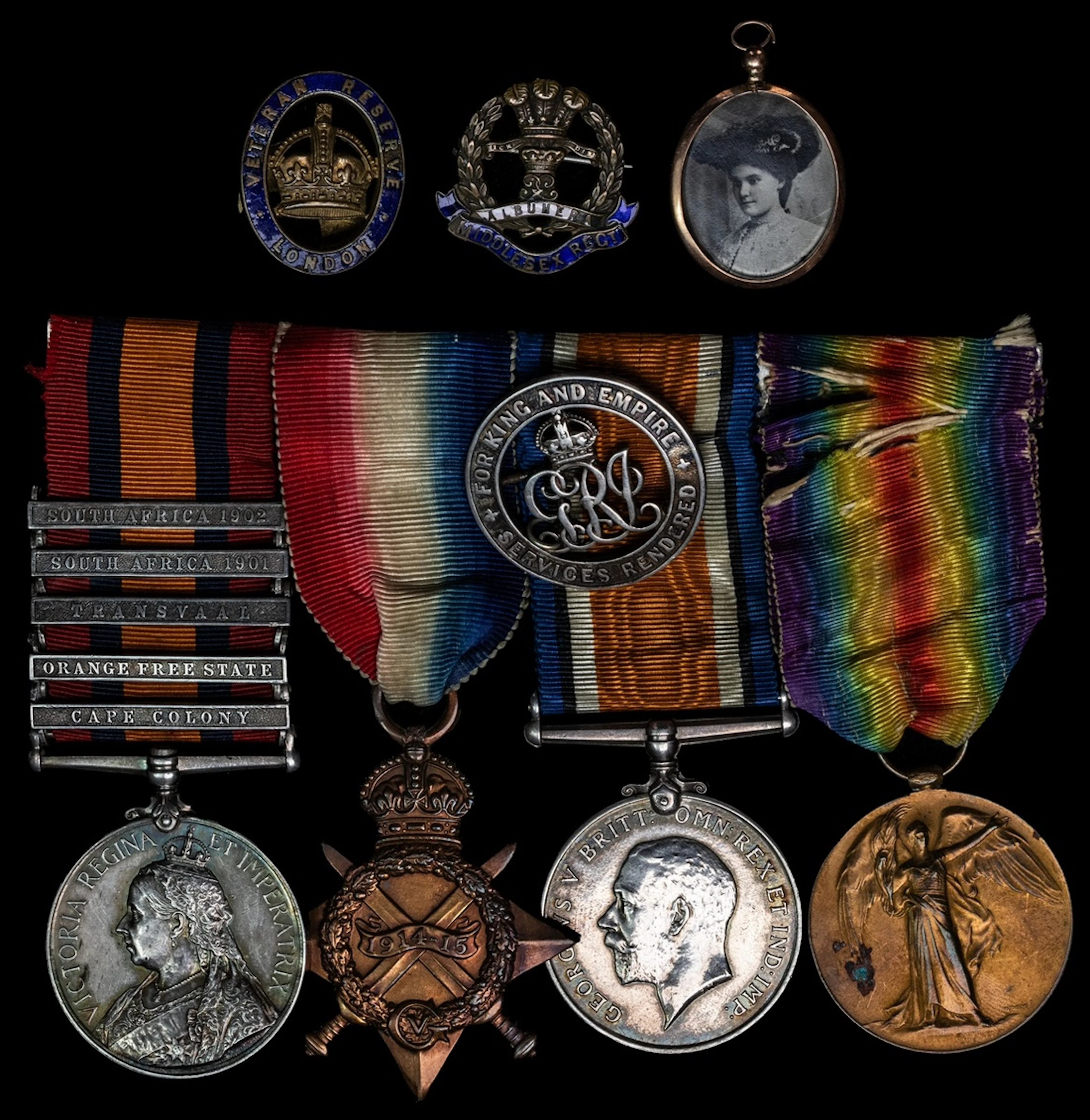 Four: Private P. U. Coleman, Middlesex Regiment, late 23rd (Sharpshooter's)