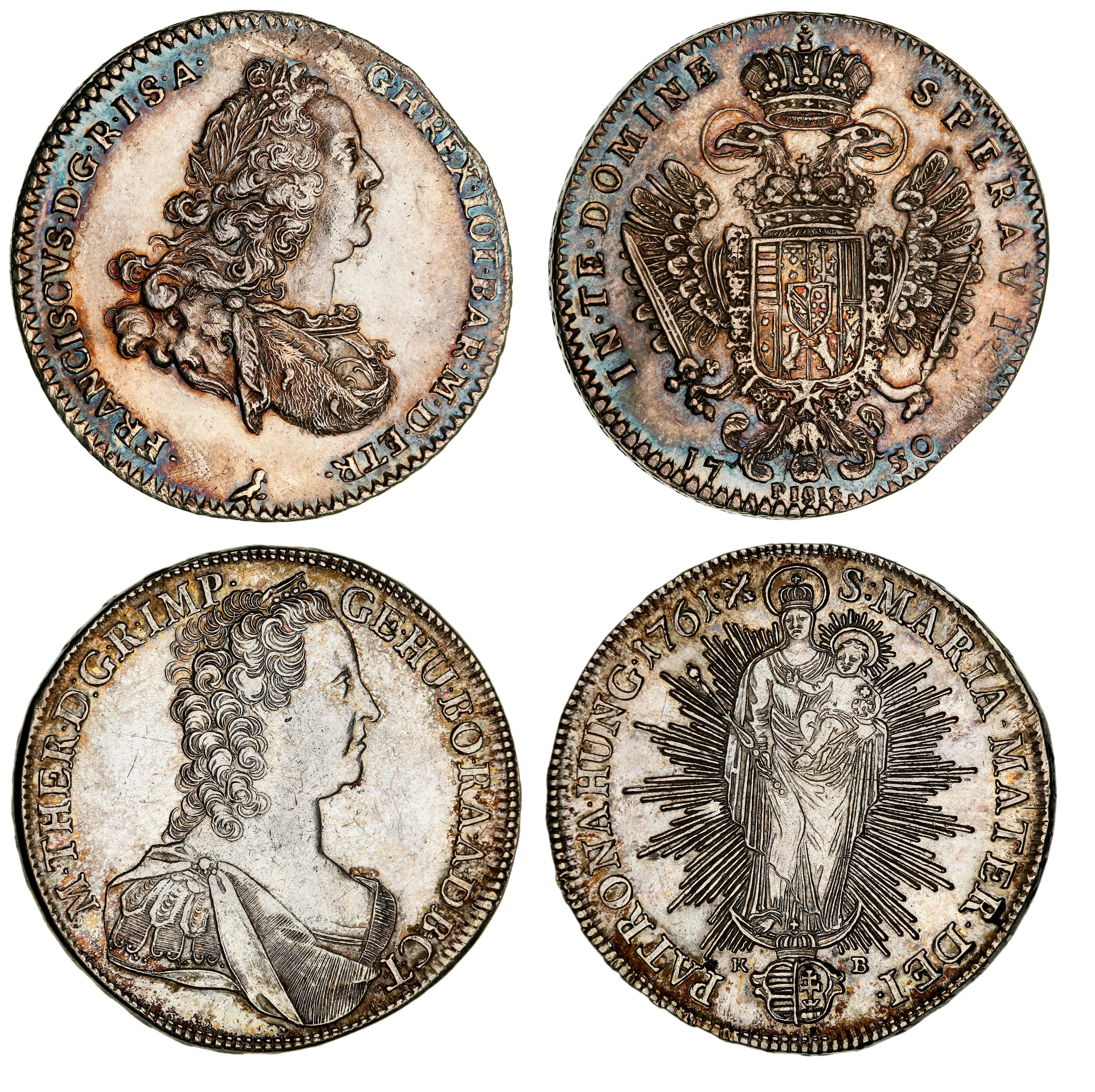 Holy Roman Empire, Hungary, Maria Theresa (1740-1780), Thaler, 1761