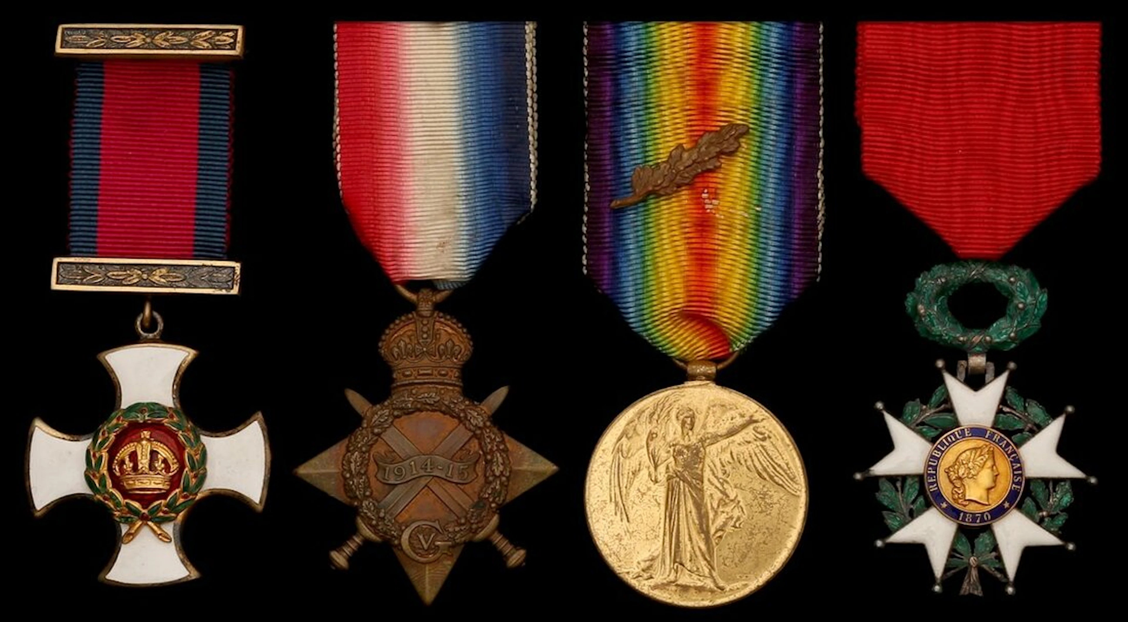 A notable Great War D.S.O. group of four awarded to Engineer Commander