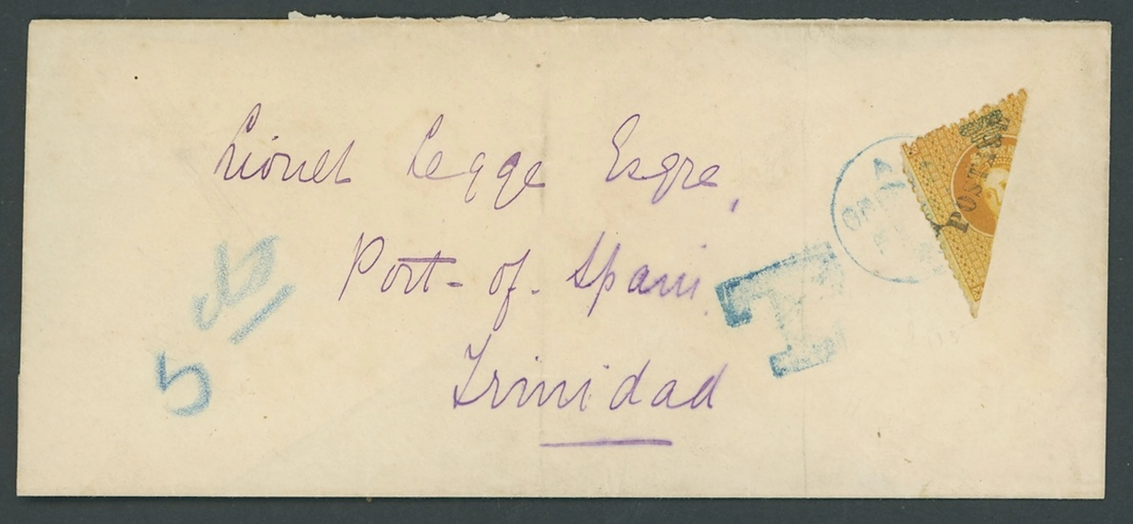 Grenada Issued Stamps 1883 (Jan.) small "postage" on half of 1d. orange