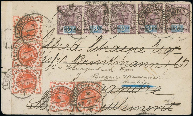 Sarawak 1899 Provisional Surcharges The predominantly unused collection