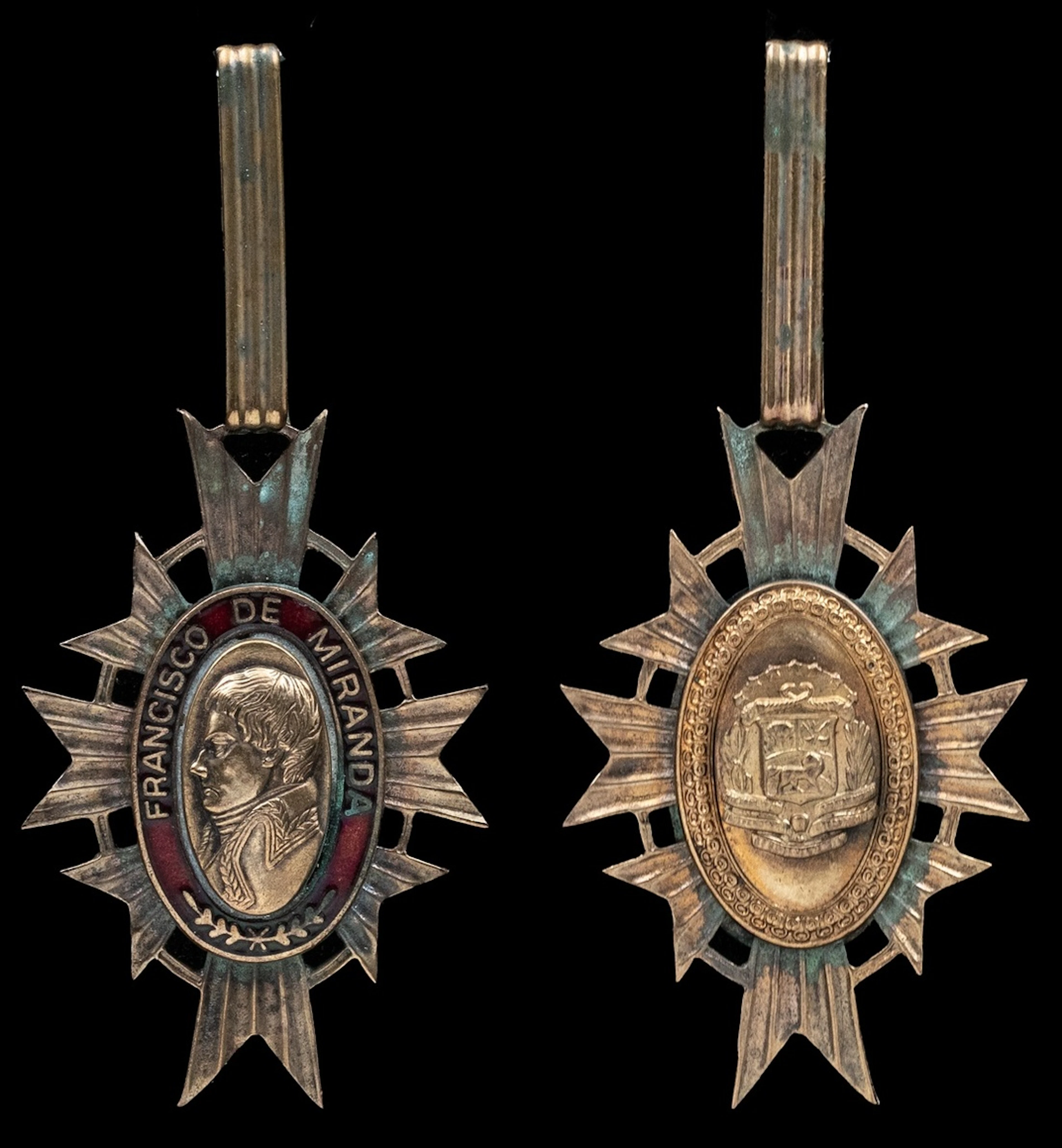 Venezuela, Republic, Order of Francisco de Miranda, Commander's neck