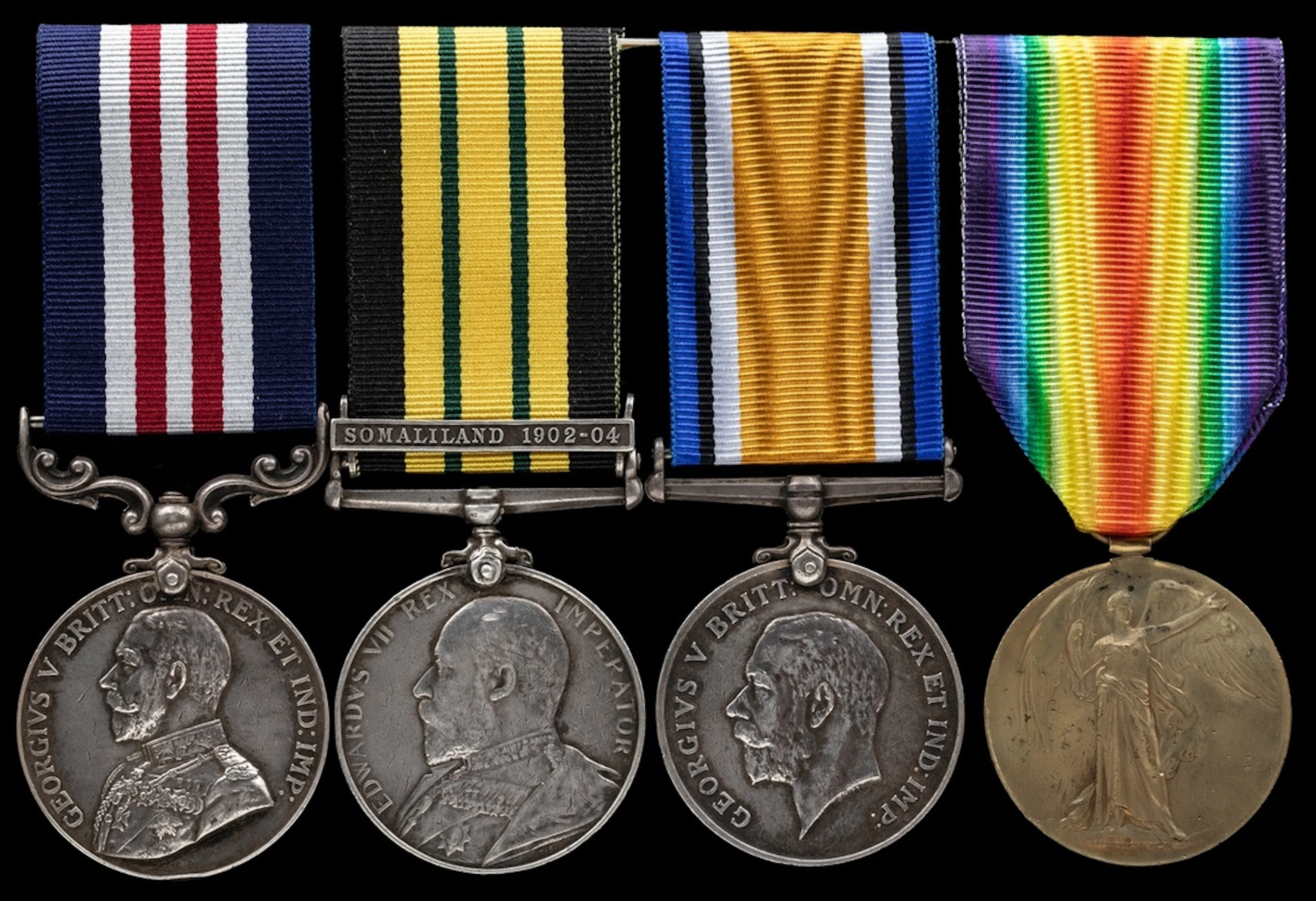 An 'Operation Mars' March 1918 M.M. group of four awarded to Serjeant