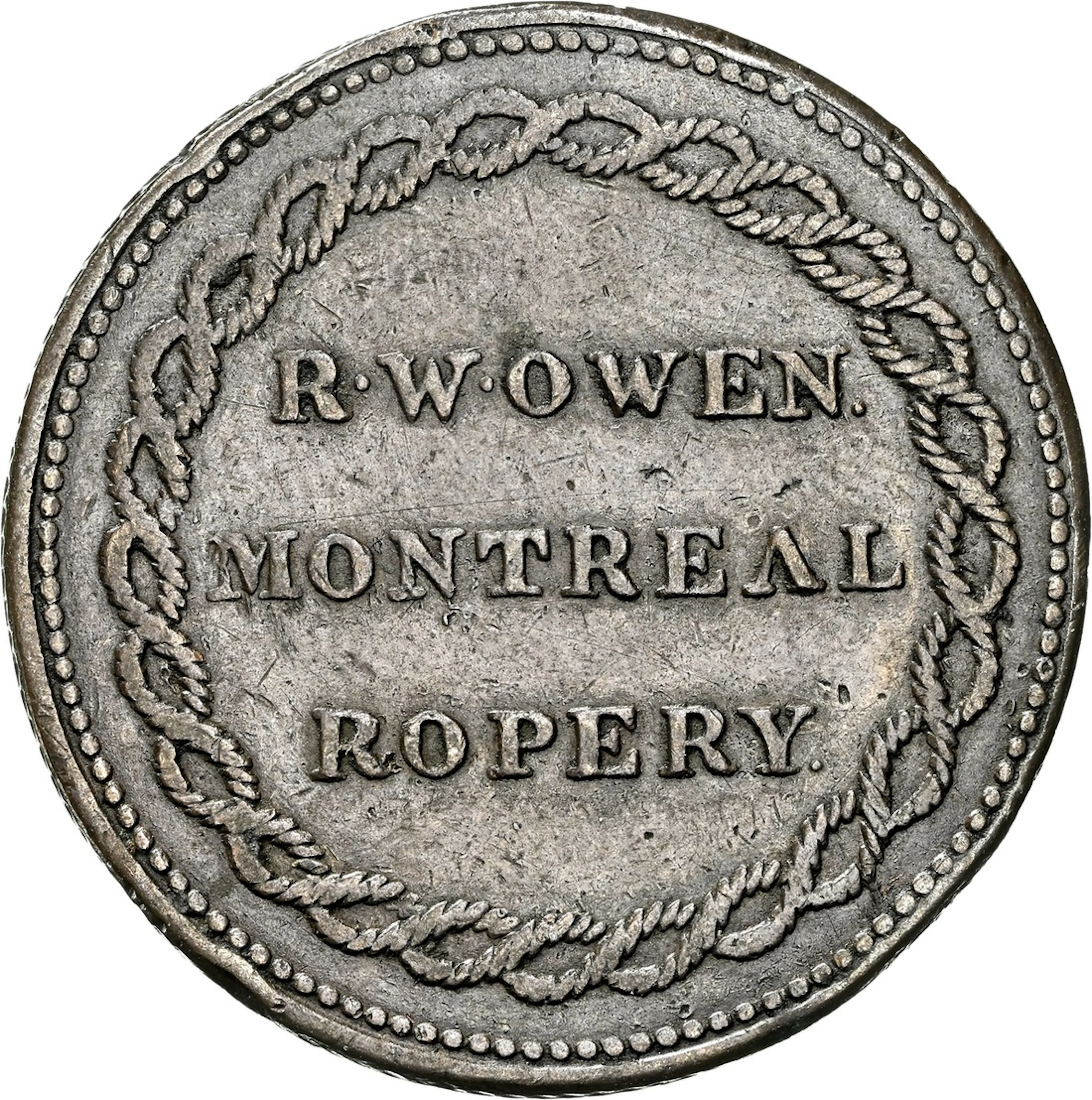 NGC XF40 BN | *Top Pop* | Lower Canada, Gain Street, "Montreal Ropery"