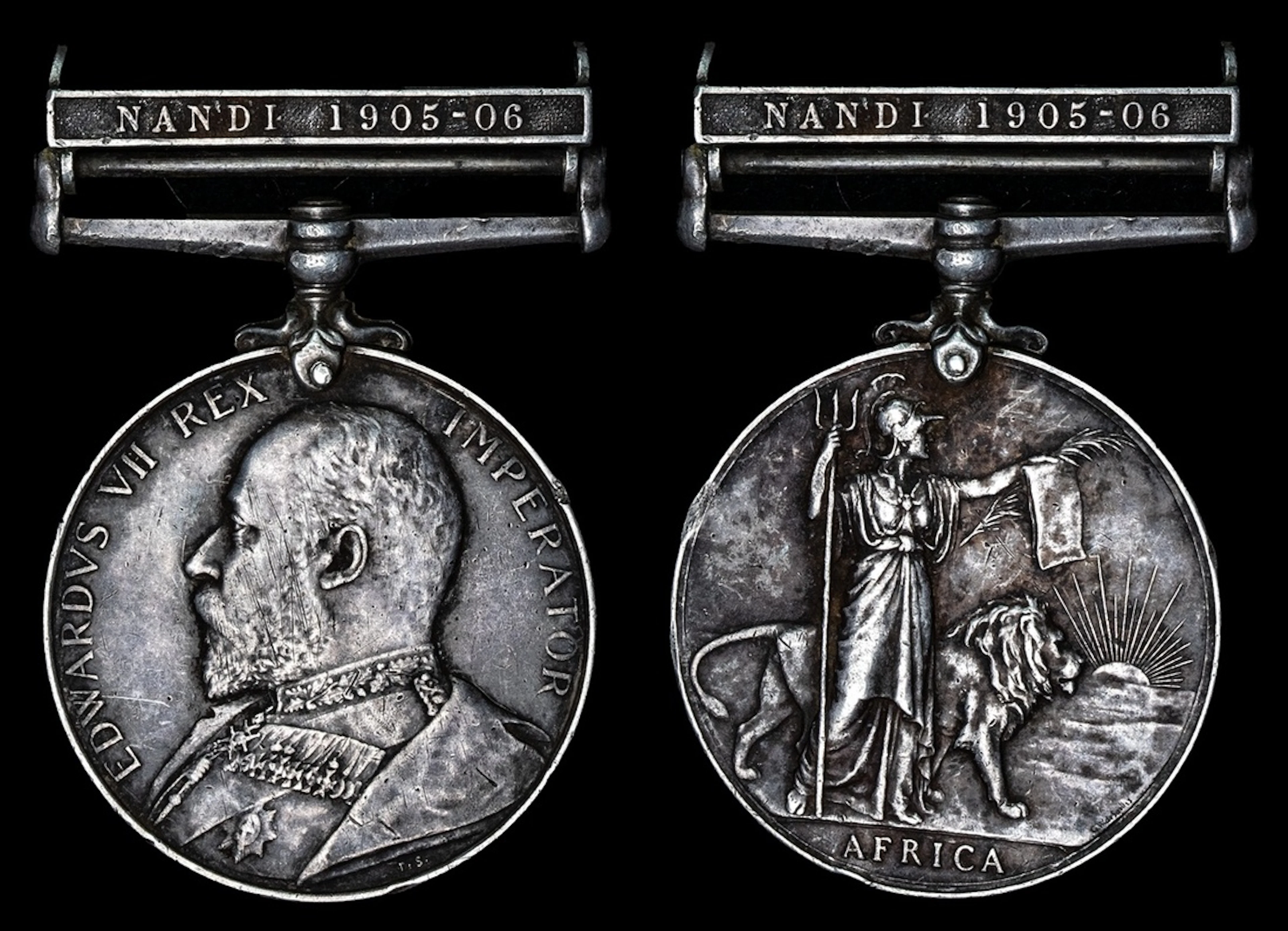 Africa General Service 1902-56, 1 clasp Nandi 1906-06 (156 S.Mjr.
