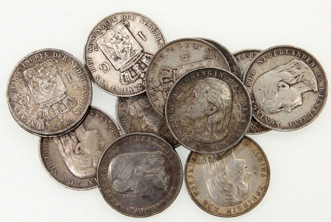 Netherlands, Wilhelmina, 1 gulden (12), including 1892 (9), 1897 (3)