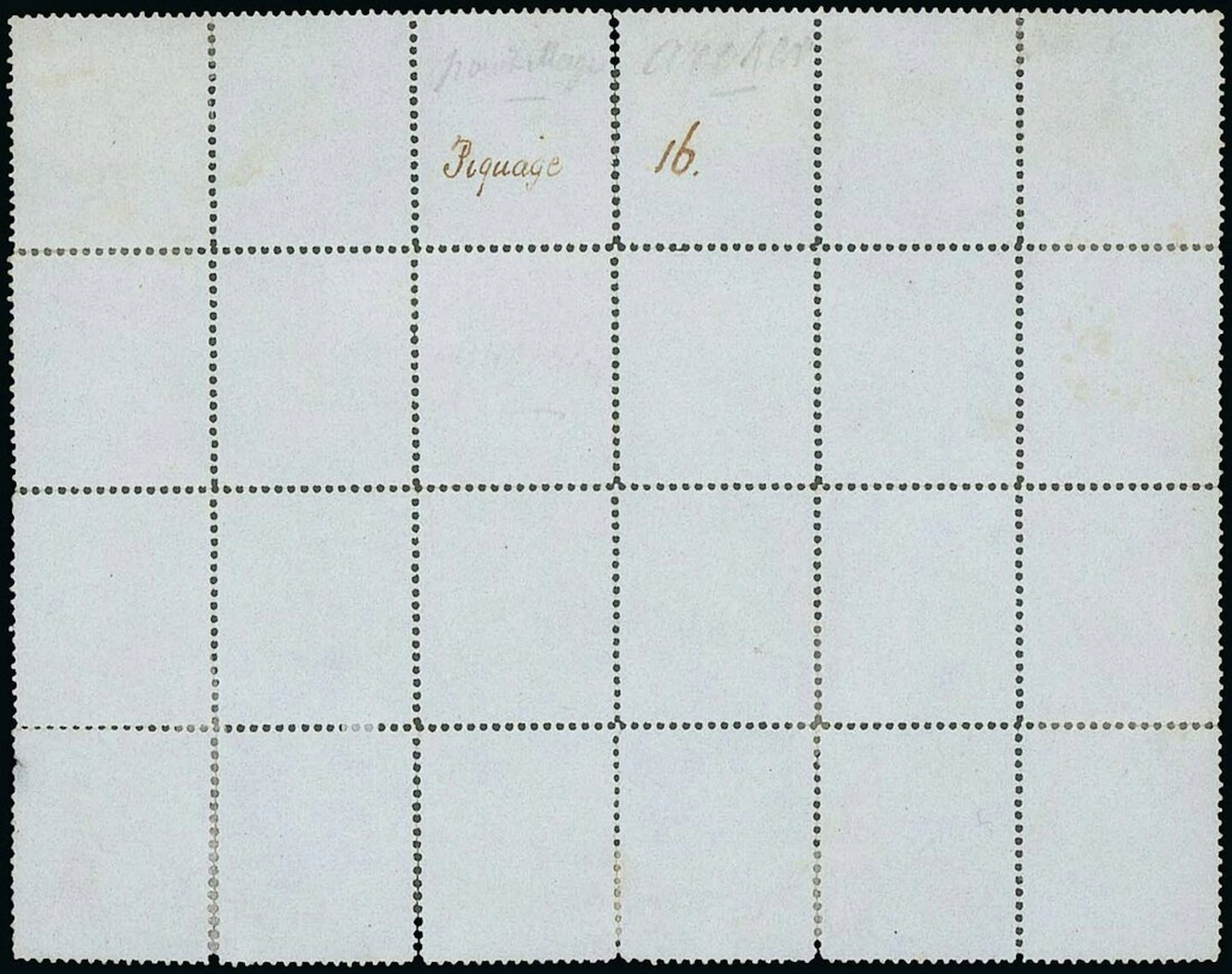 Great Britain Line Engraved: Trial Separations Archer Perforating