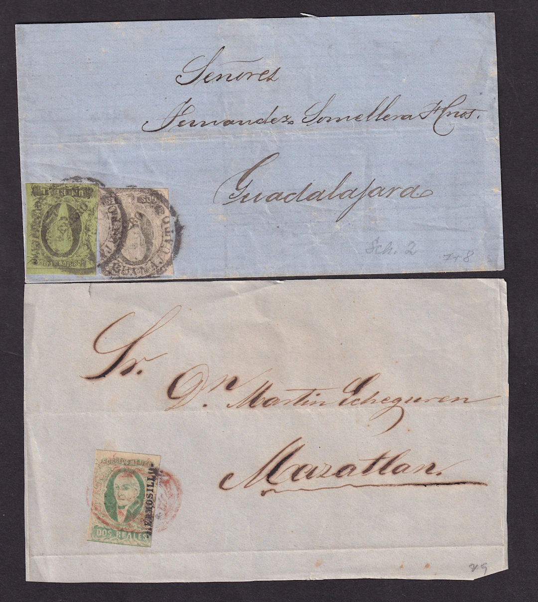 Mexico 1856-1861 "Hidalgos" Issues