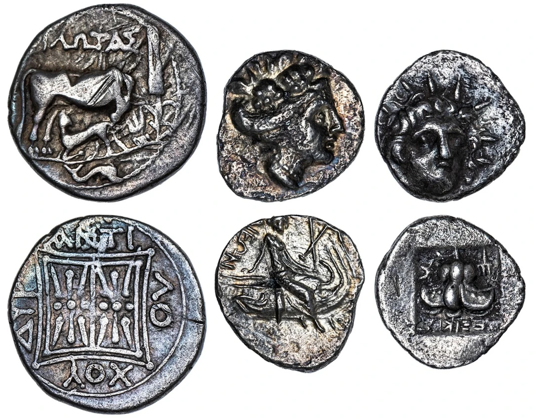 Small Greek Silver (3), i) Euboea, Histiaia, AR Tetrobol, head of