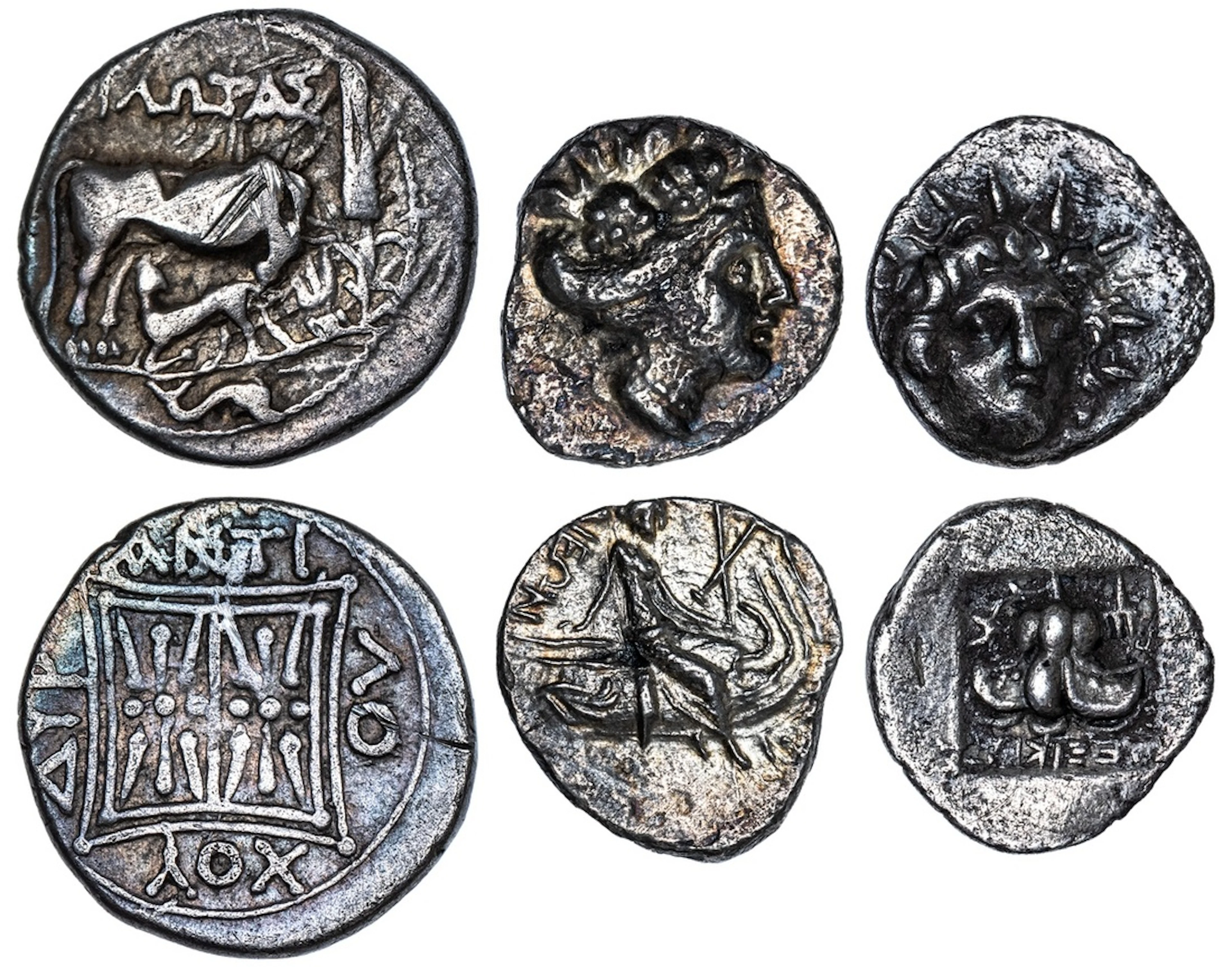 Small Greek Silver (3), i) Euboea, Histiaia, AR Tetrobol, head of