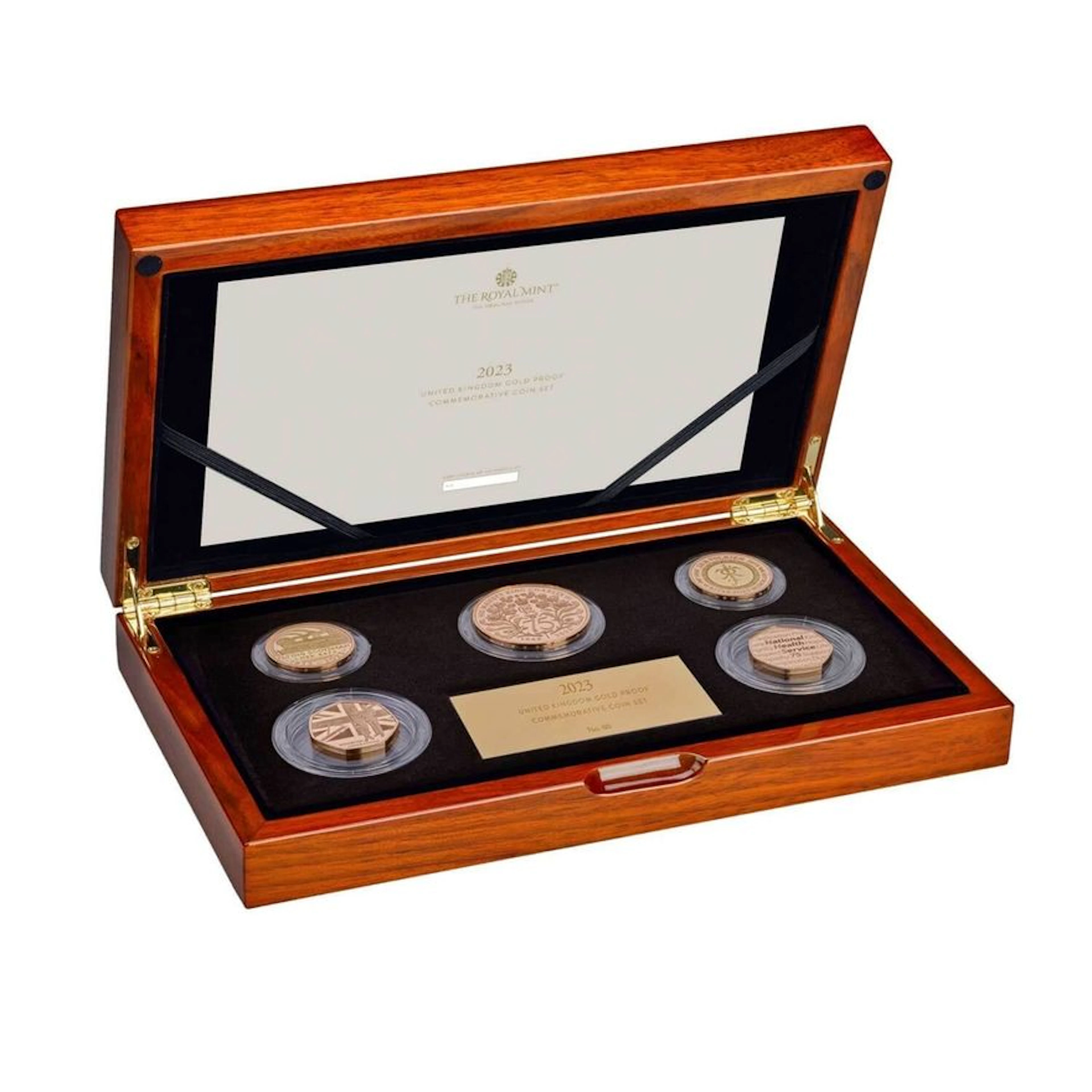 Charles III (2022-Present), Gold Proof Commemorative Five Coin Set