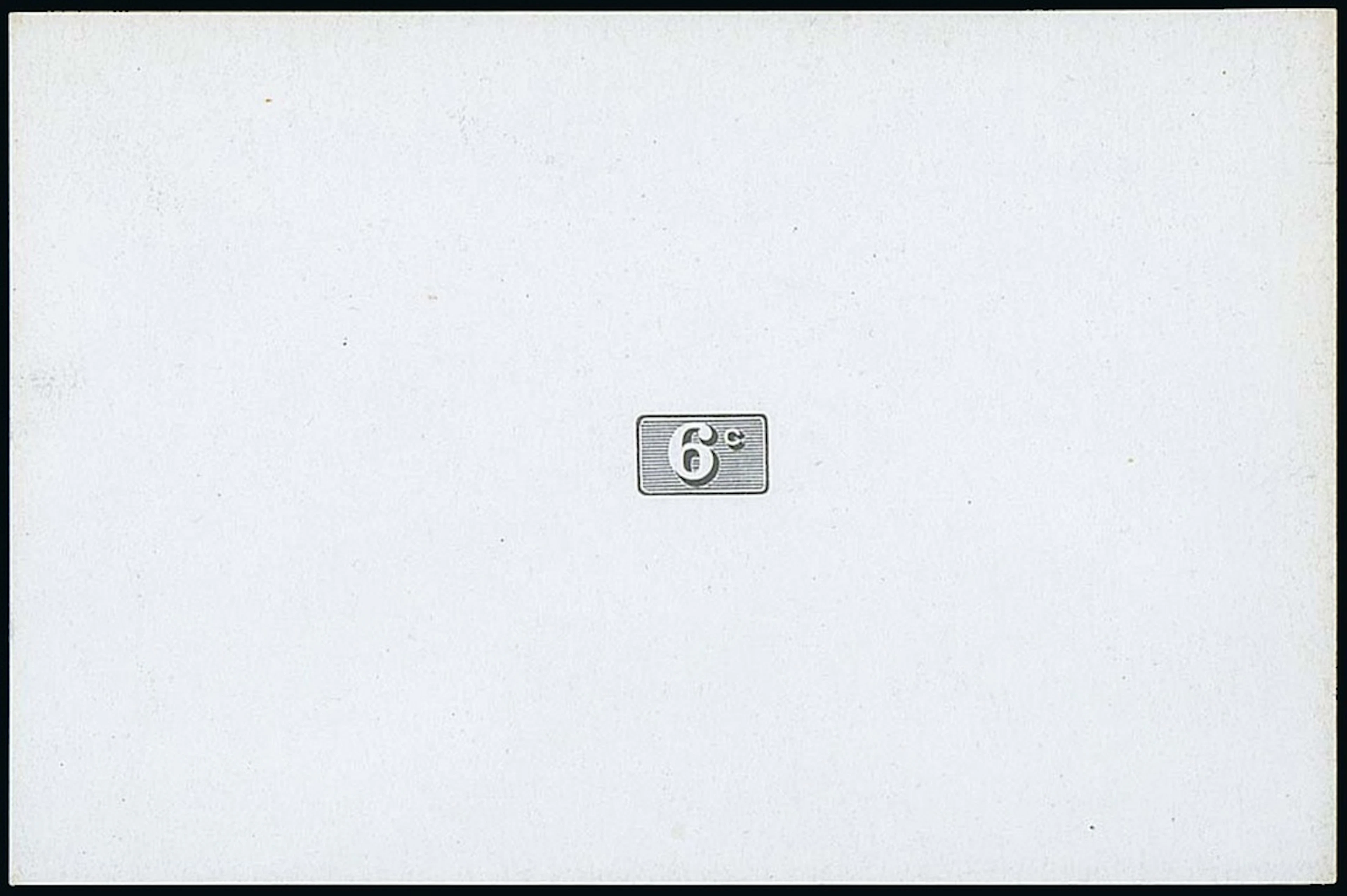 Sarawak 1922-23 New Colours and Values Die Proofs 6c. value tablet