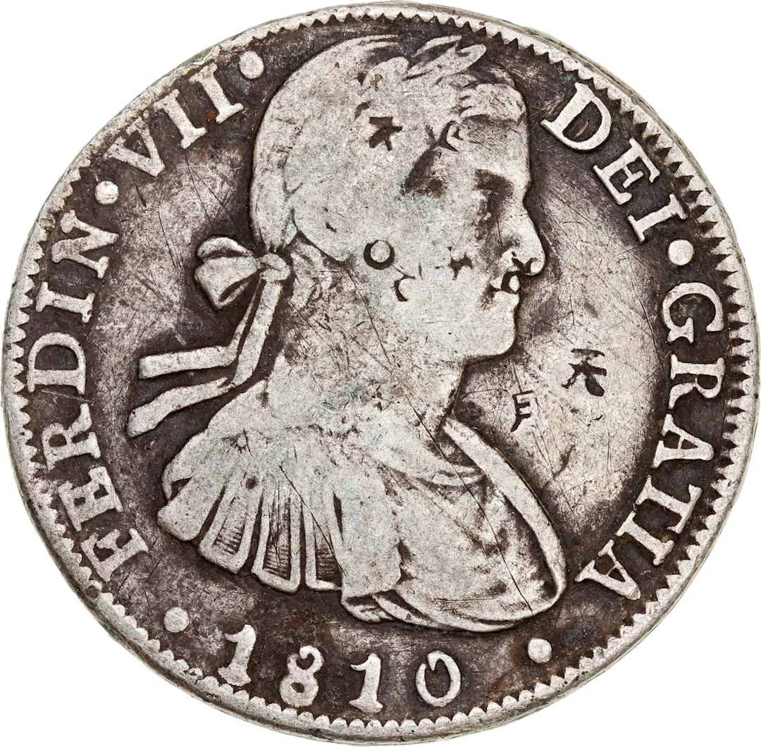 Mexico, silver 8 reales, 1810Mo HJ