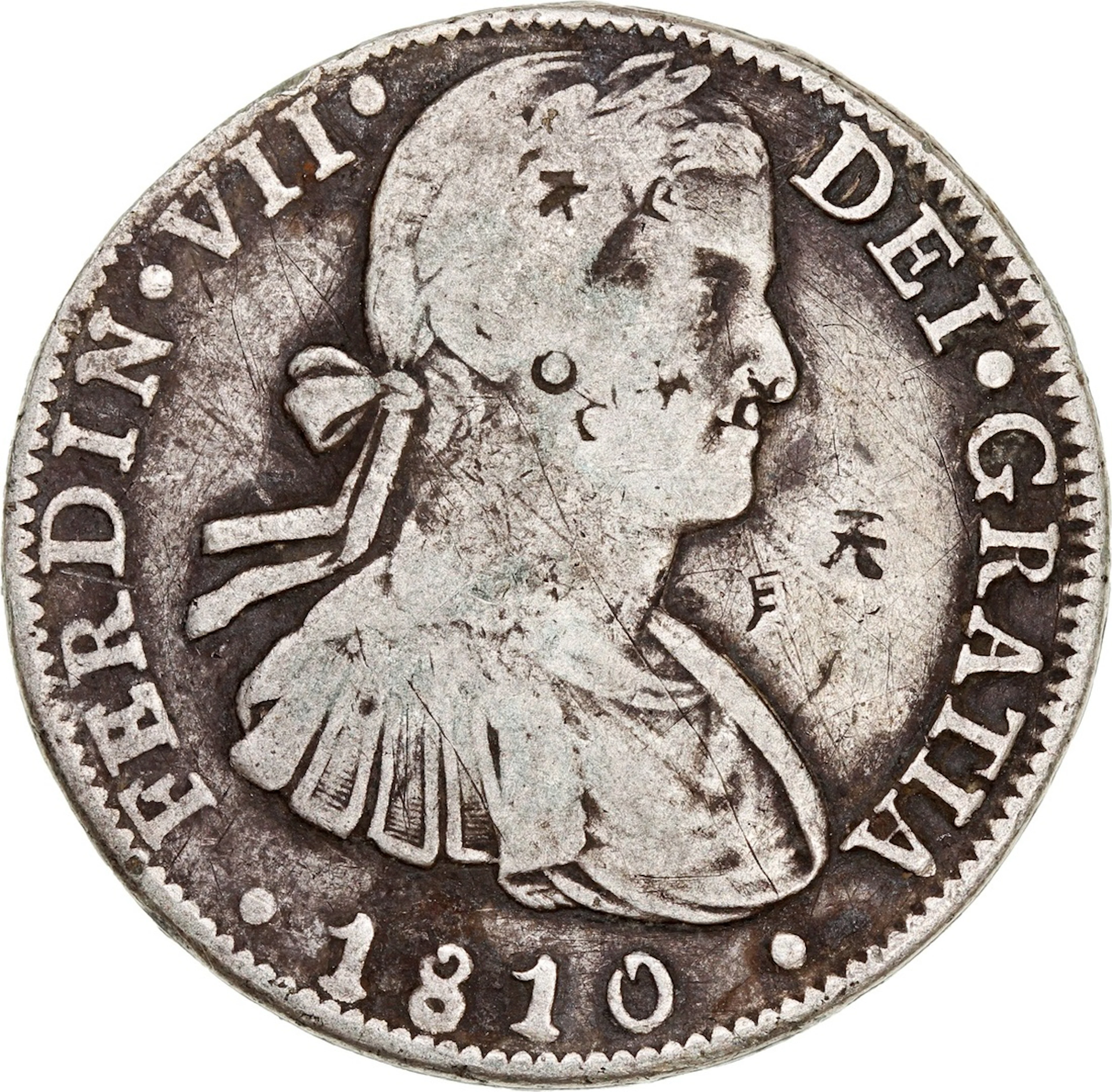 Mexico, silver 8 reales, 1810Mo HJ