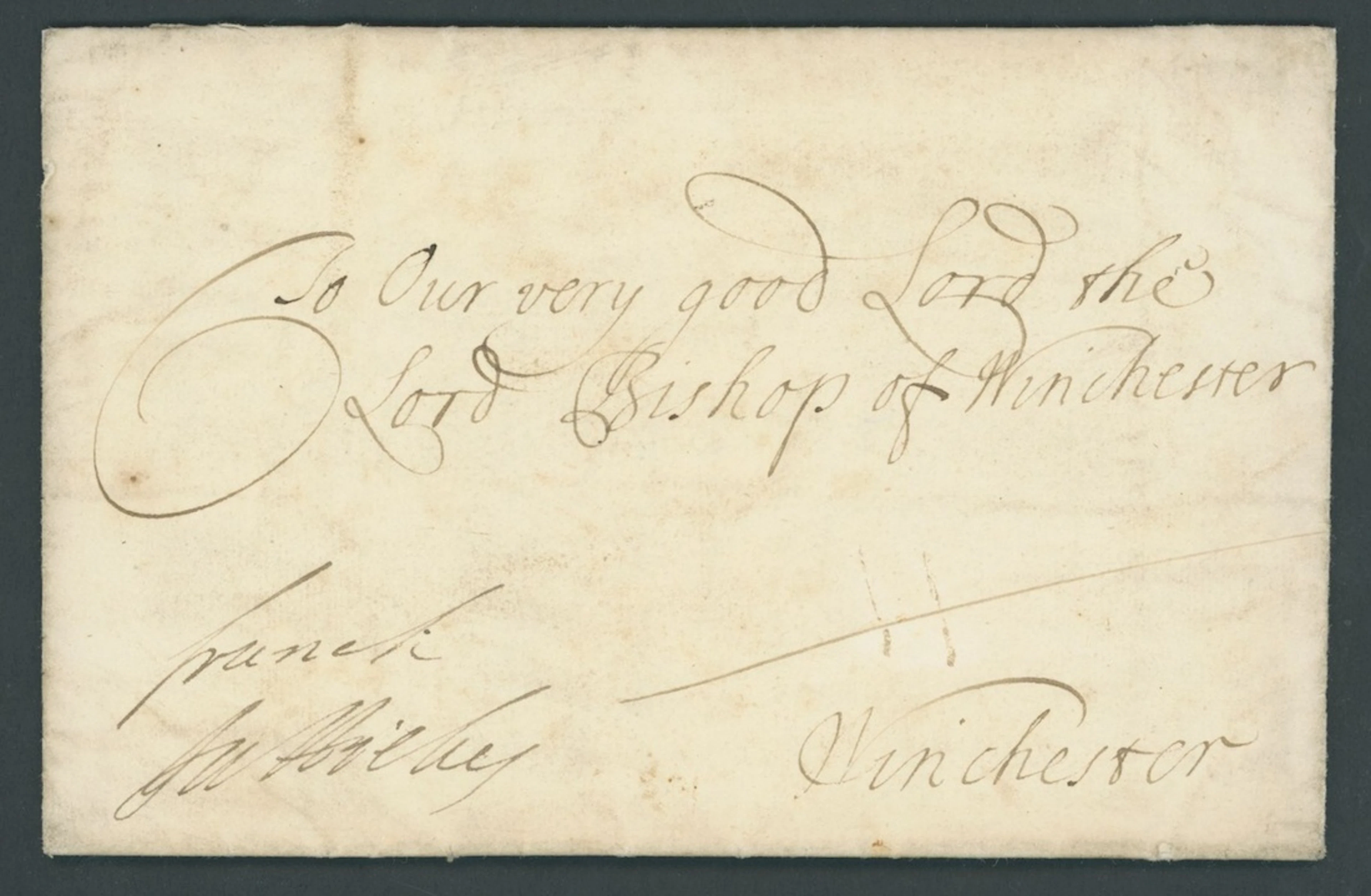 Great Britain Postal History 1673 (15 Aug.), entire letter To Our