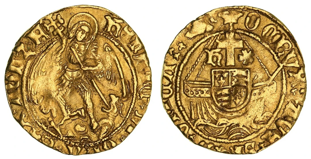 Henry VII (1485-1509), Half-Angel or Angelet, Type IV, 1502-1504