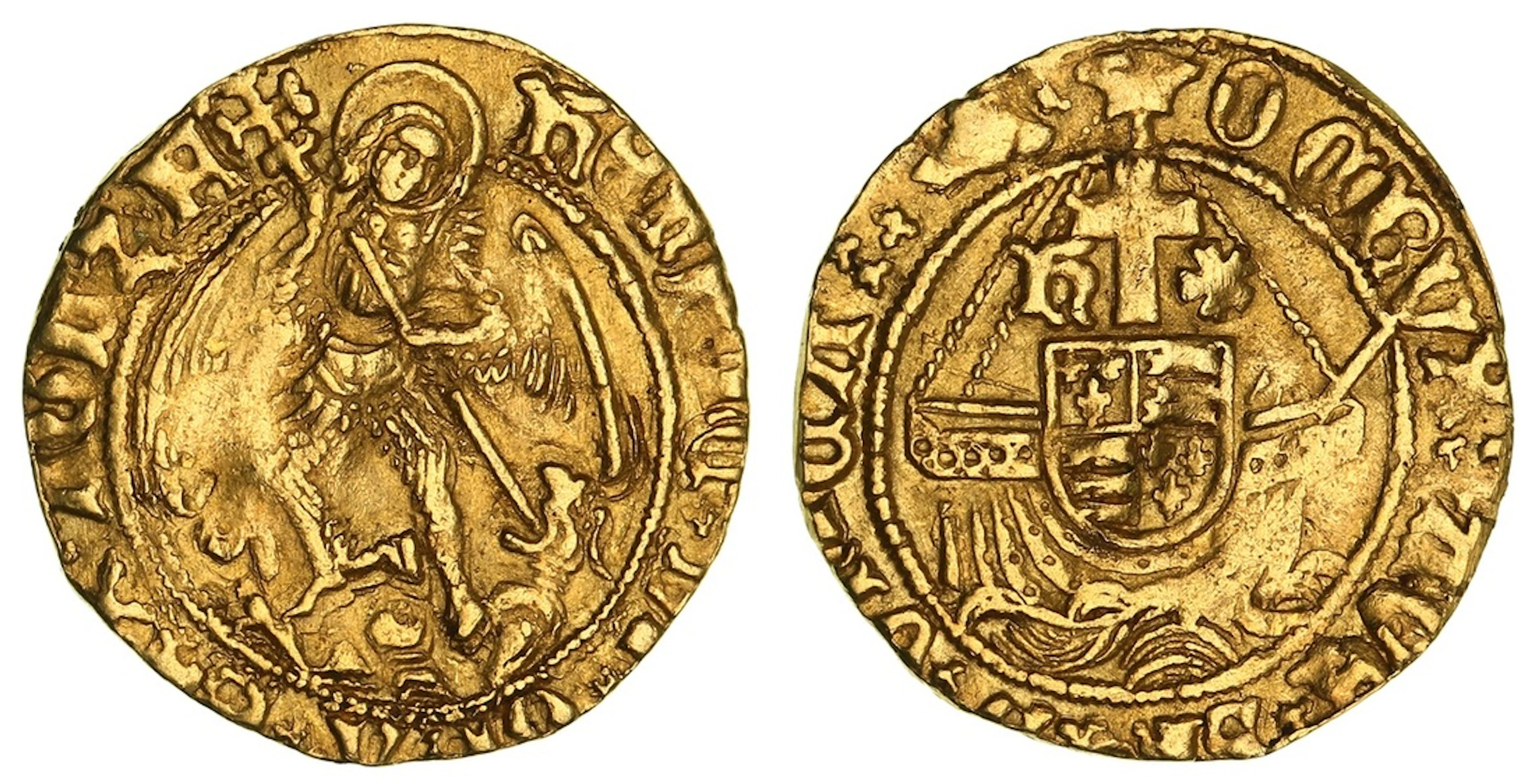 Henry VII (1485-1509), Half-Angel or Angelet, Type IV, 1502-1504