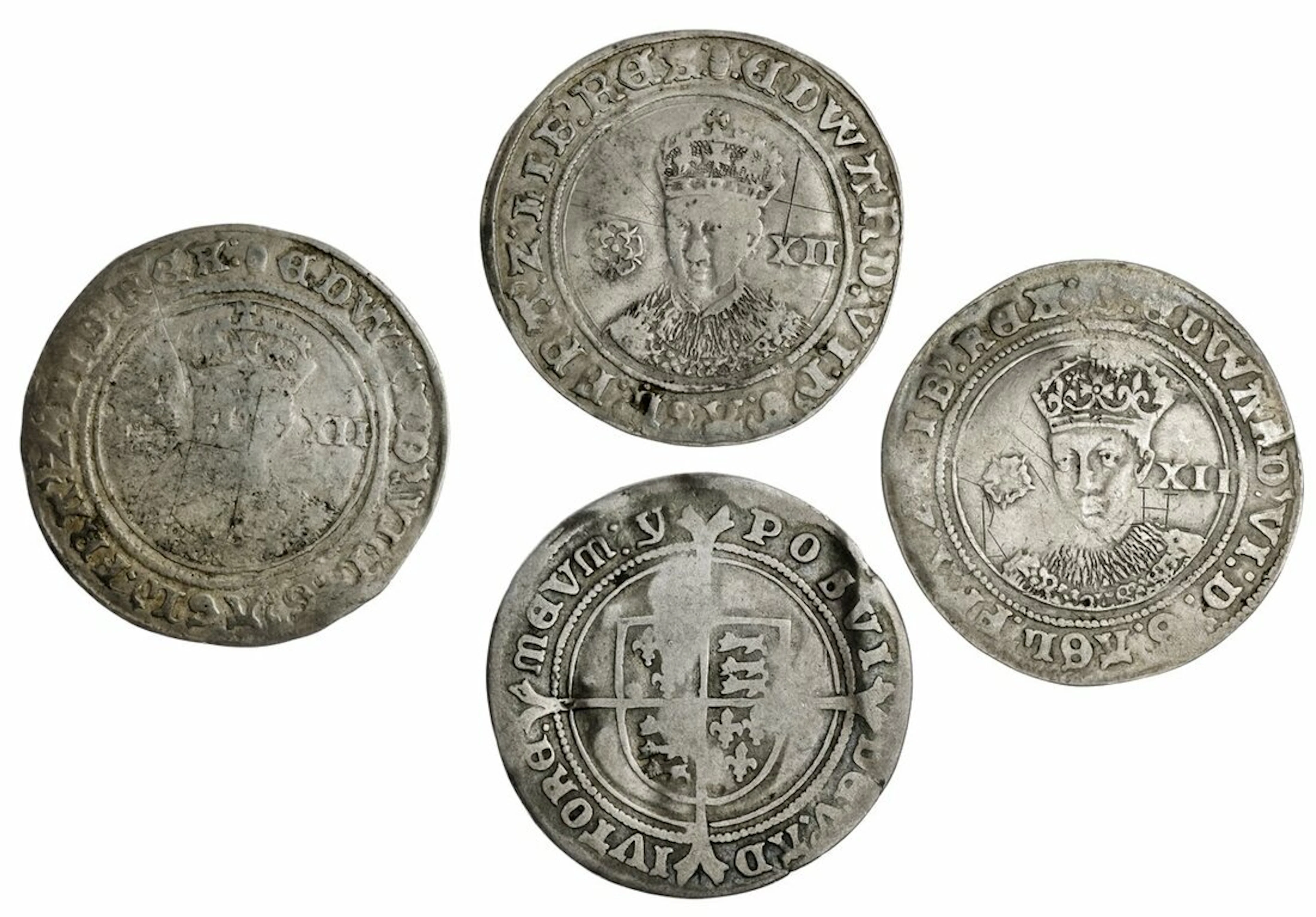 Edward VI (1547-1553), Third Period, Fine Silver Issue, Shilling