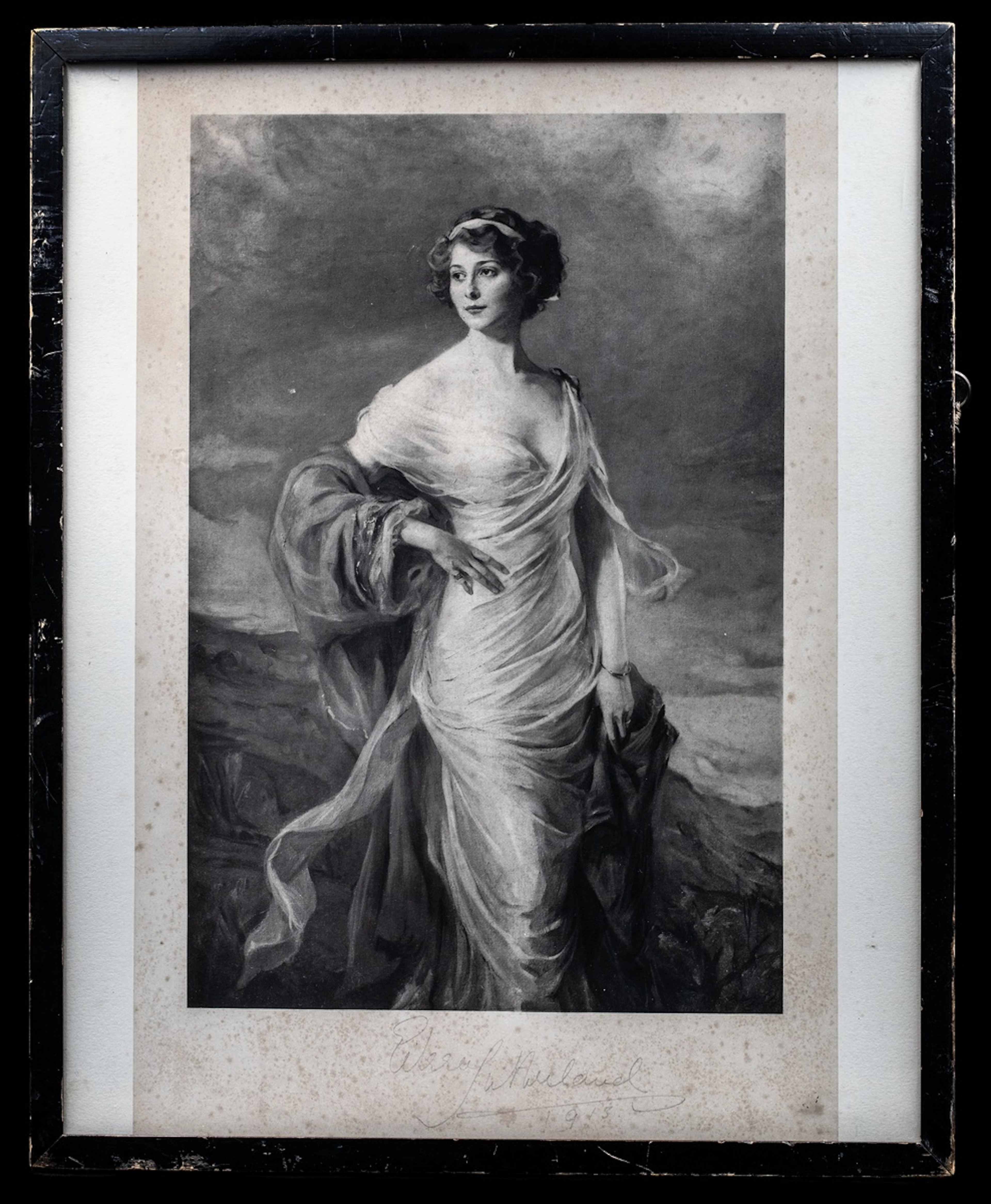 Great Britain The Duchess of Sutherland 1913 Black and white engraving