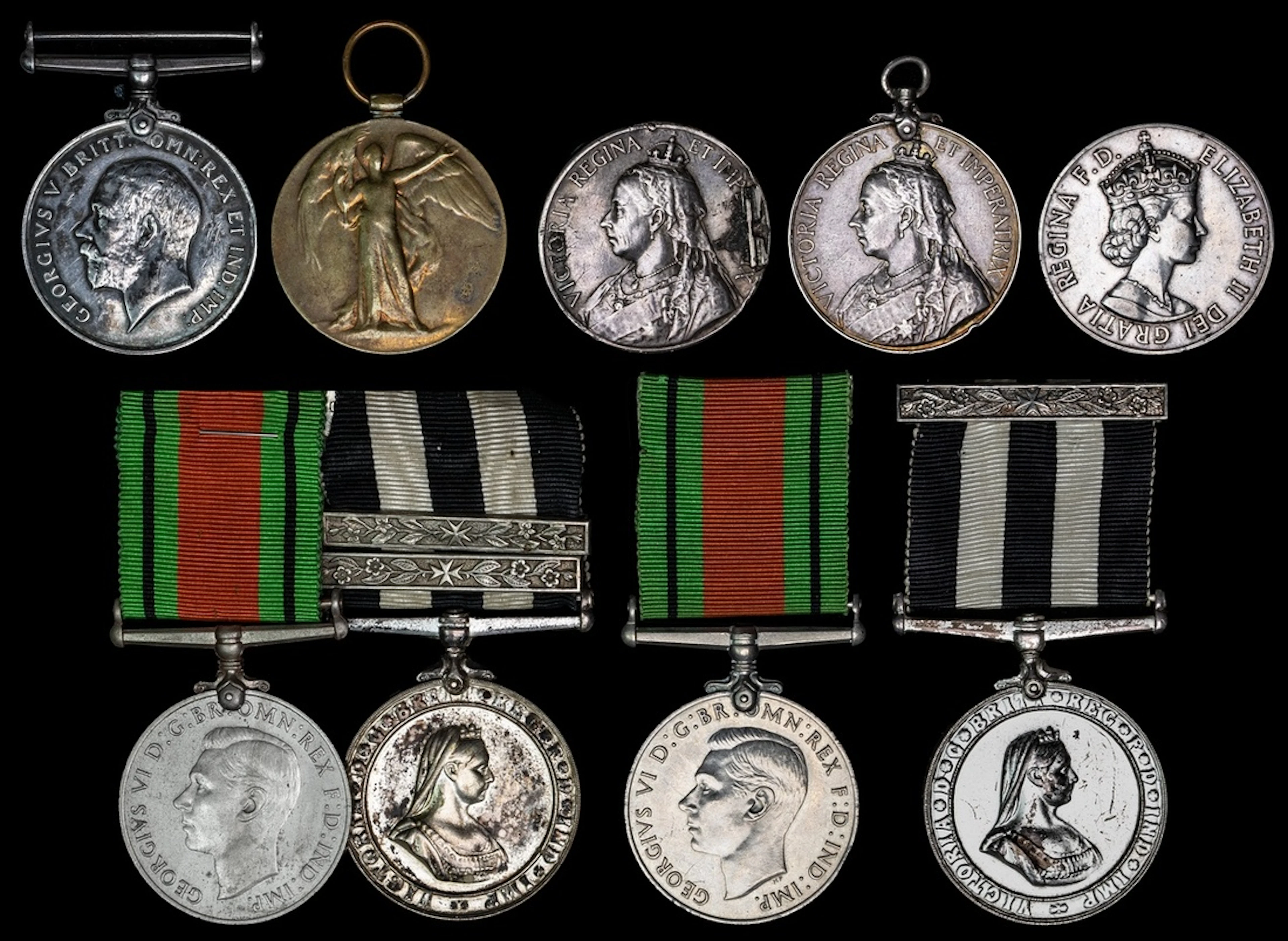 Pair: Able Seaman W. T. Price, Royal Naval Volunteer Reserve British
