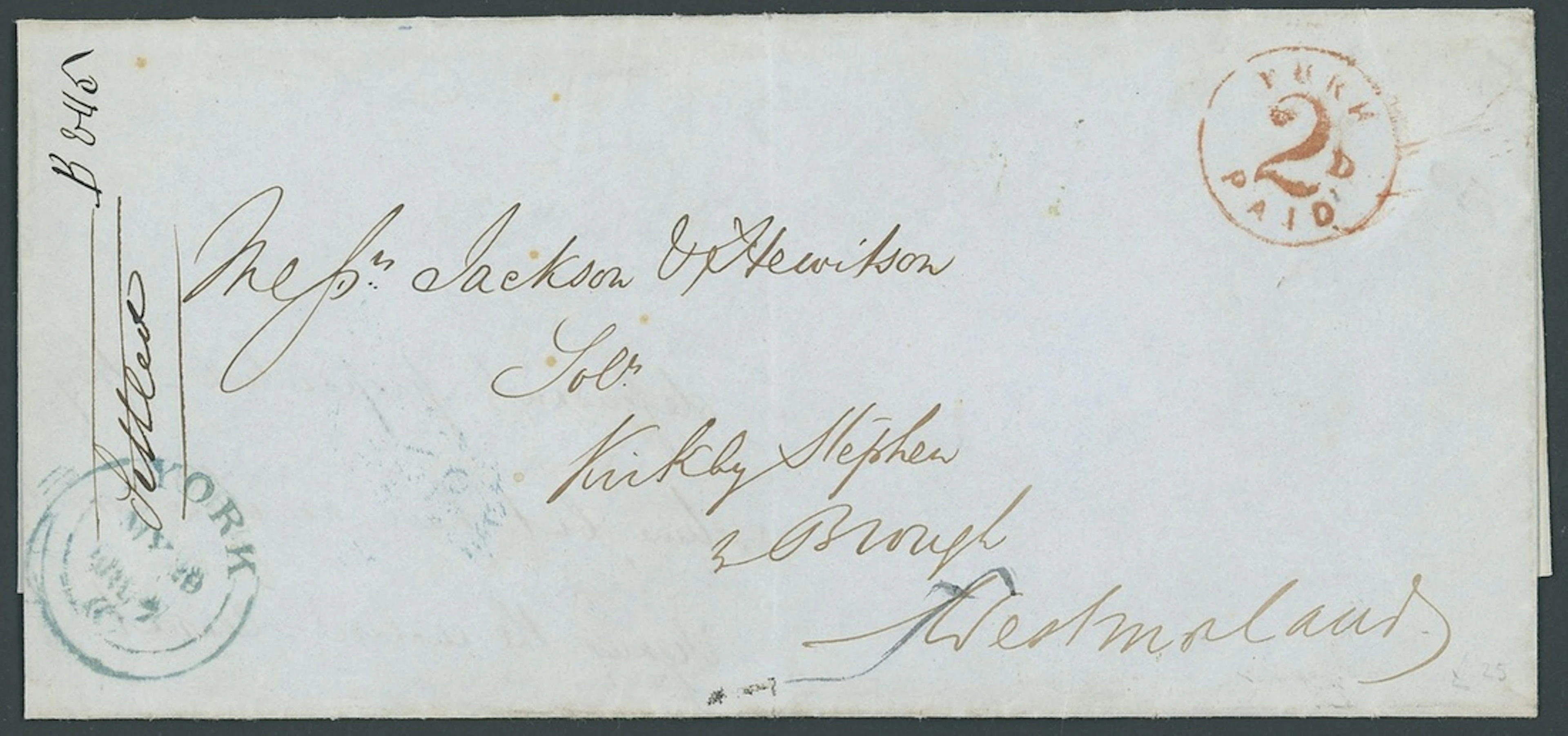 Great Britain Postal History 1847 (29 May), long entire letter to
