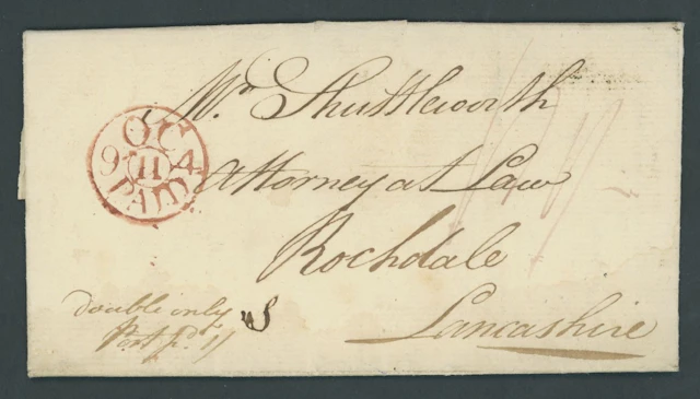 Great Britain Postal History 1794 (9 Oct.), entire letter from London